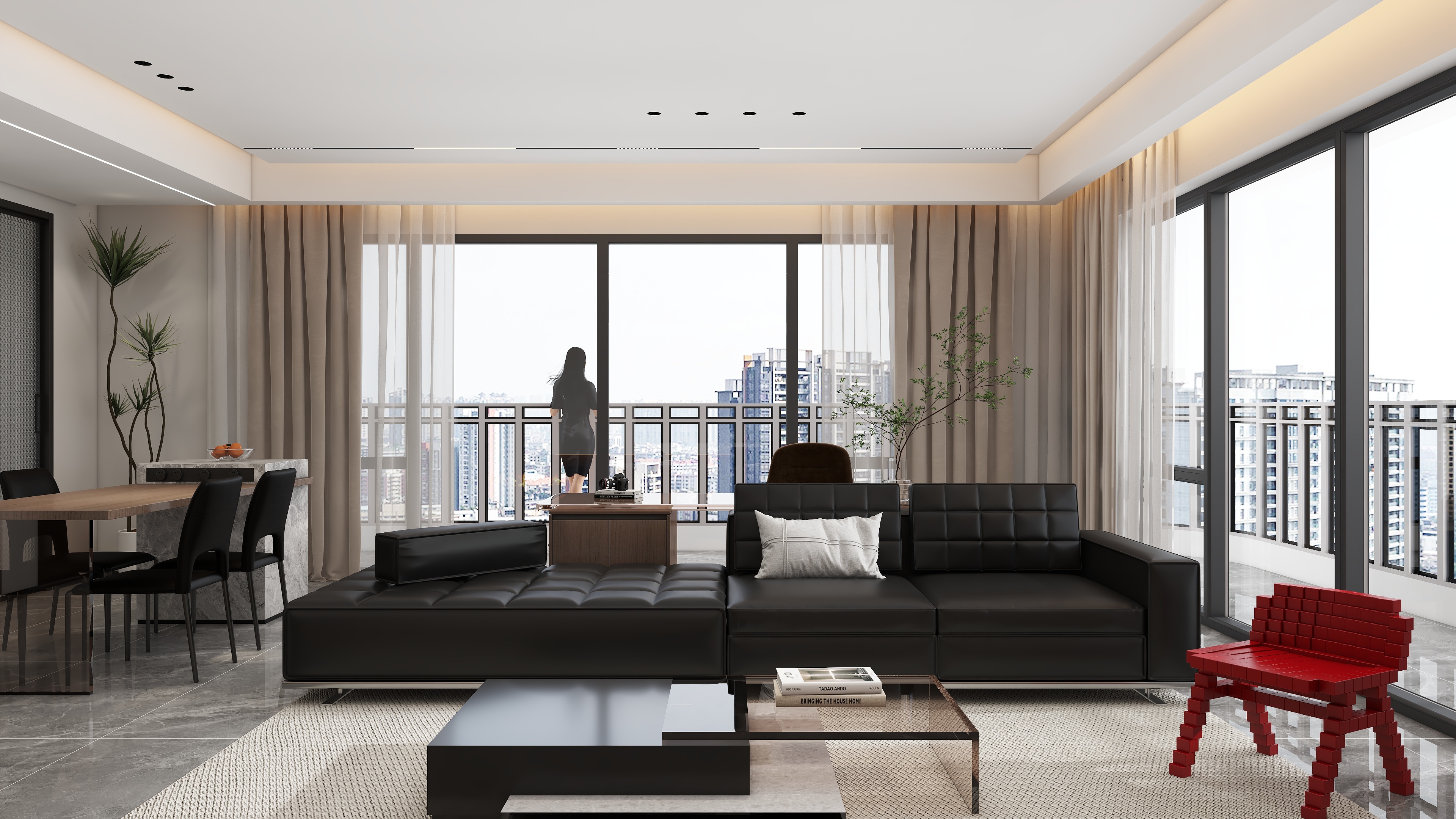 D抖音HM-胡昊-保利·珑樾147三室-装修设计方案