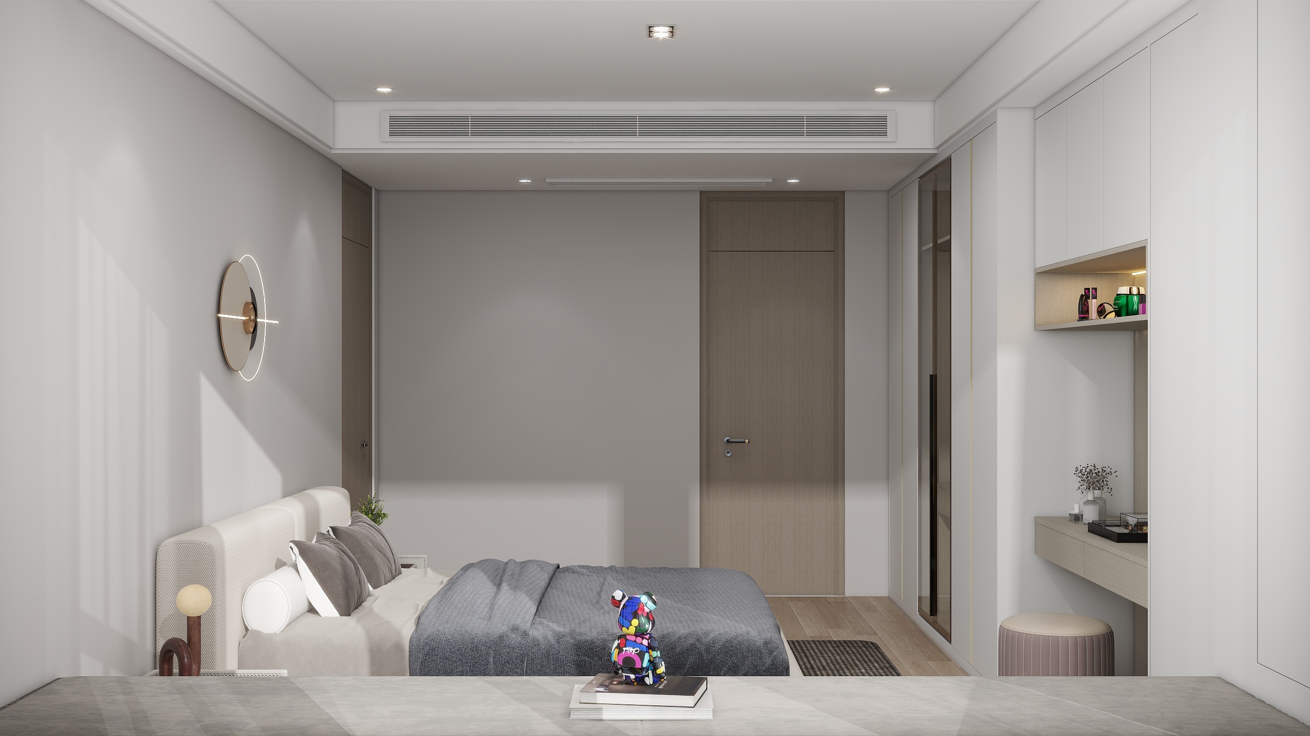 宜乐居智能家居-华侨城龙湖启元营销中心140㎡3室装修效果图