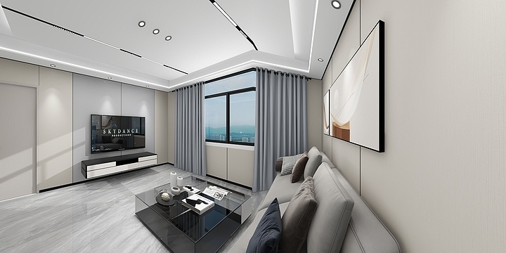 欧斯龙V欧宅高端顶墙-鹤北·娣姨-装修设计方案