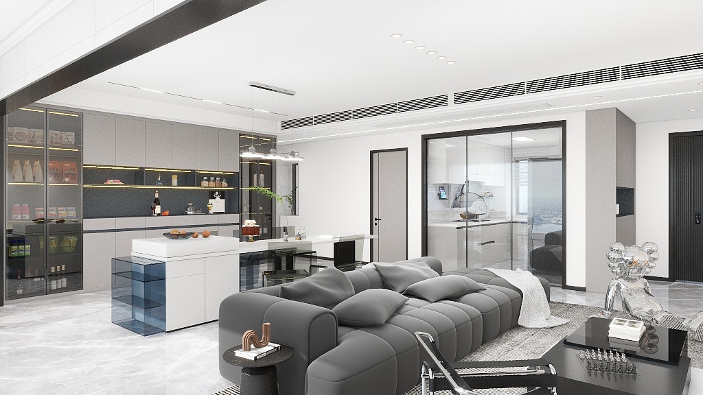 旭峰装饰-玥-祥和天镜洋房159-装修设计方案