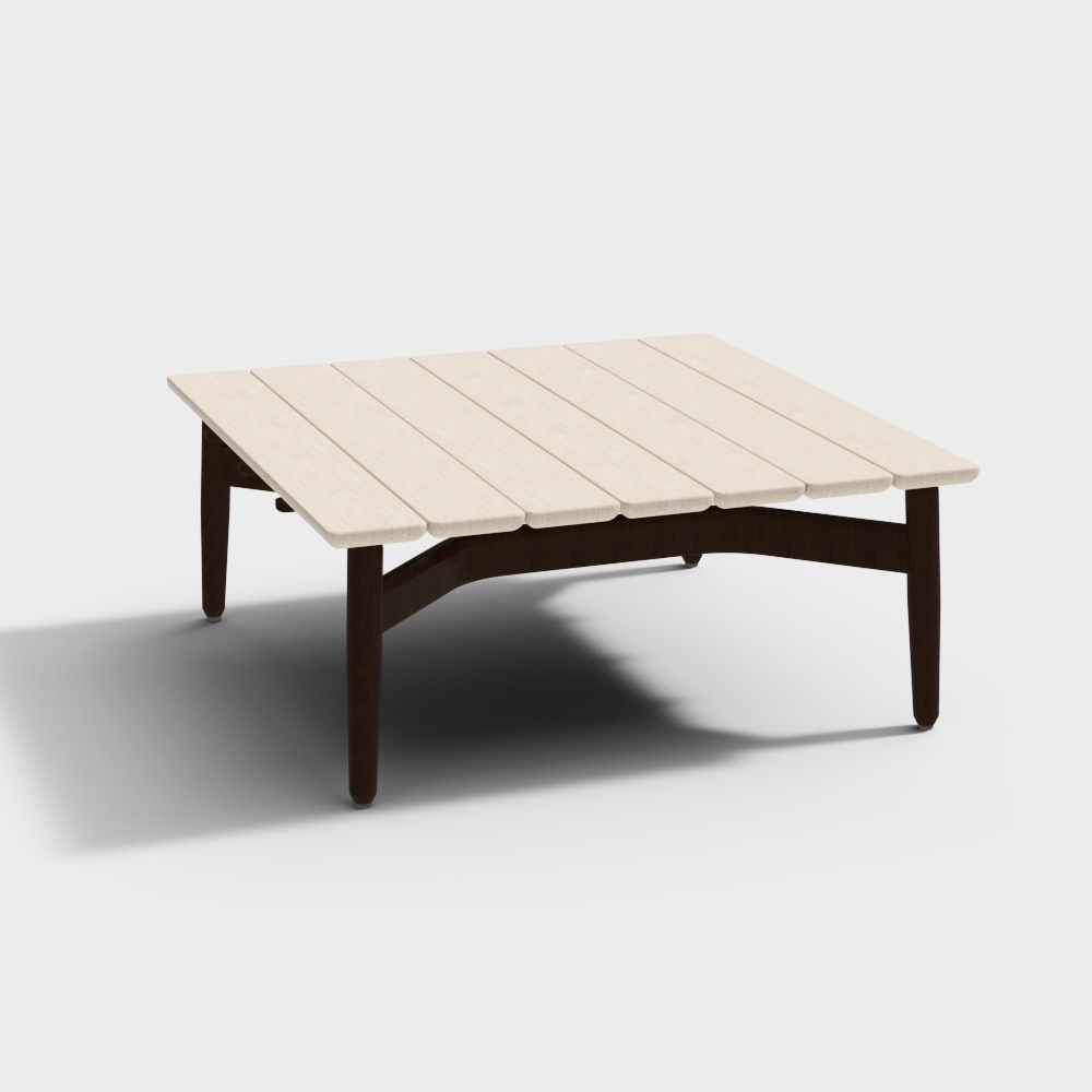 Geiger-GGR_Crosshatch_Outdoor_Coffee_Table_Square3D模型