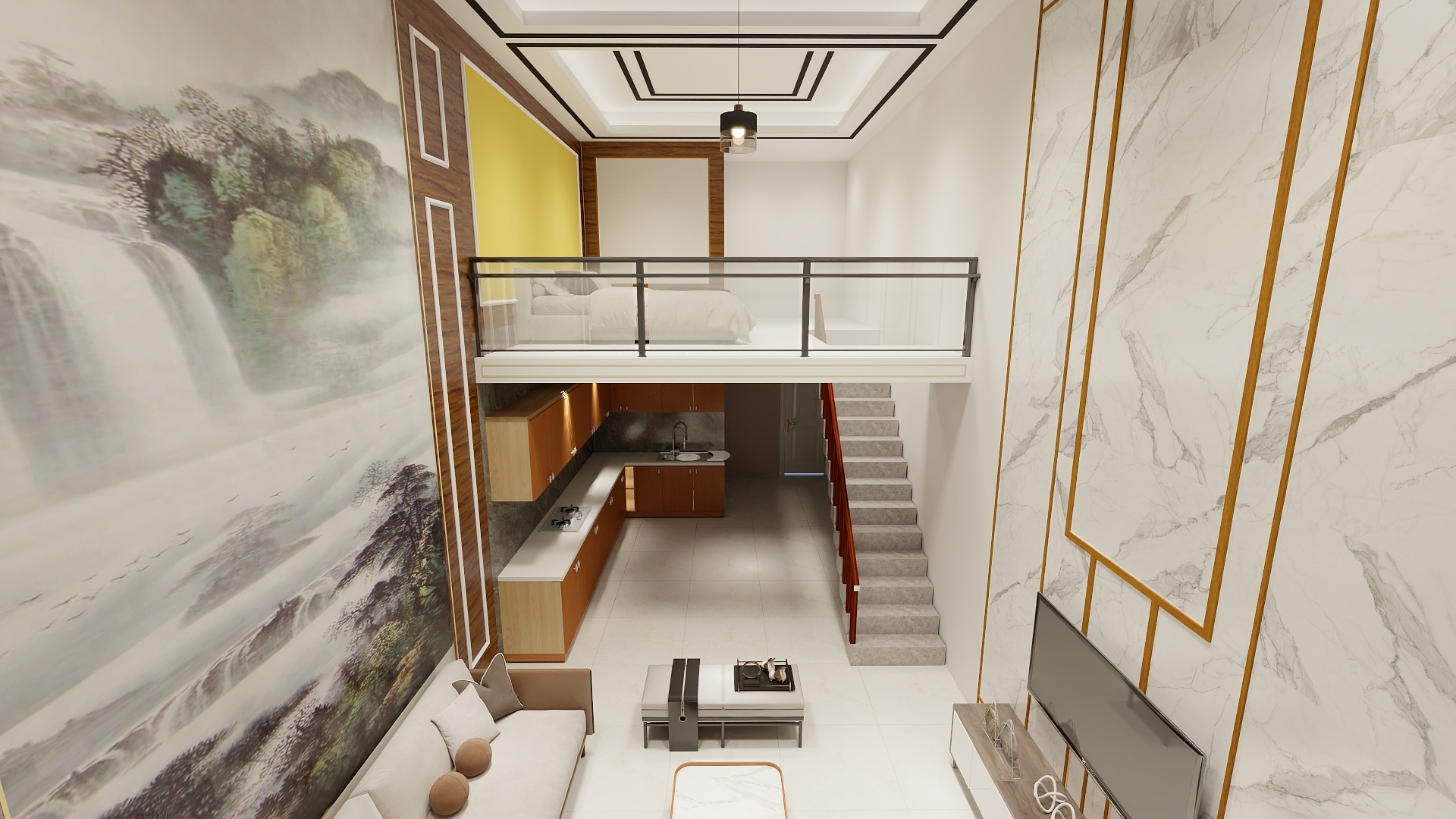 何文祥-航天家园户型-装修设计方案