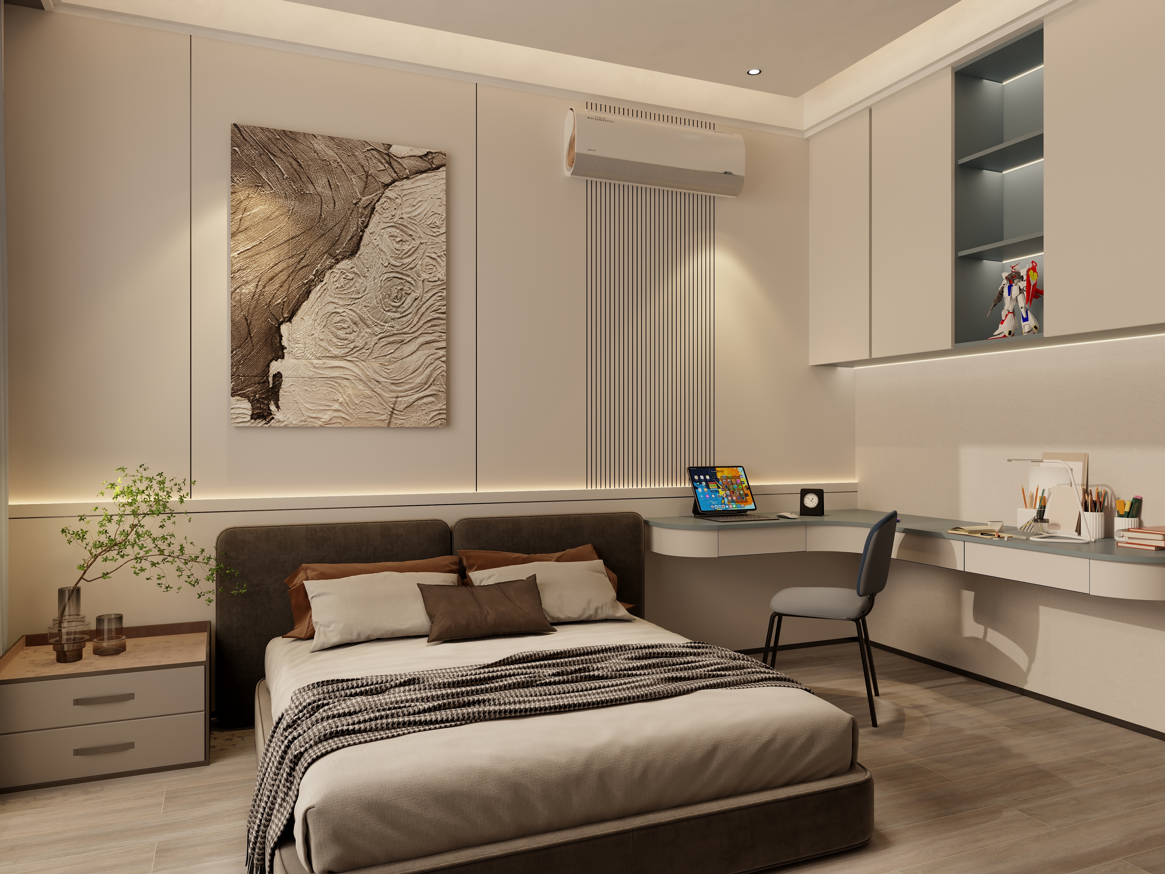 肖邦硬-现代简约113㎡-装修设计方案