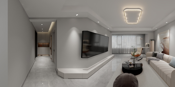 济南装修小刘-2024远洋凤栖翰林18-2-902（吊顶）-装修设计方案