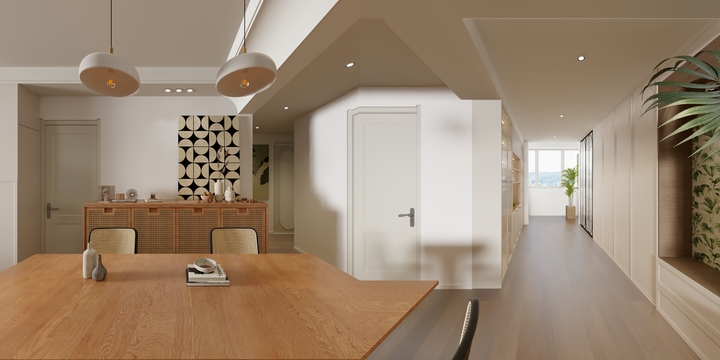 梵客南设sSeP-奶油昌平区小汤山镇荣耀家园8-102-装修设计方案