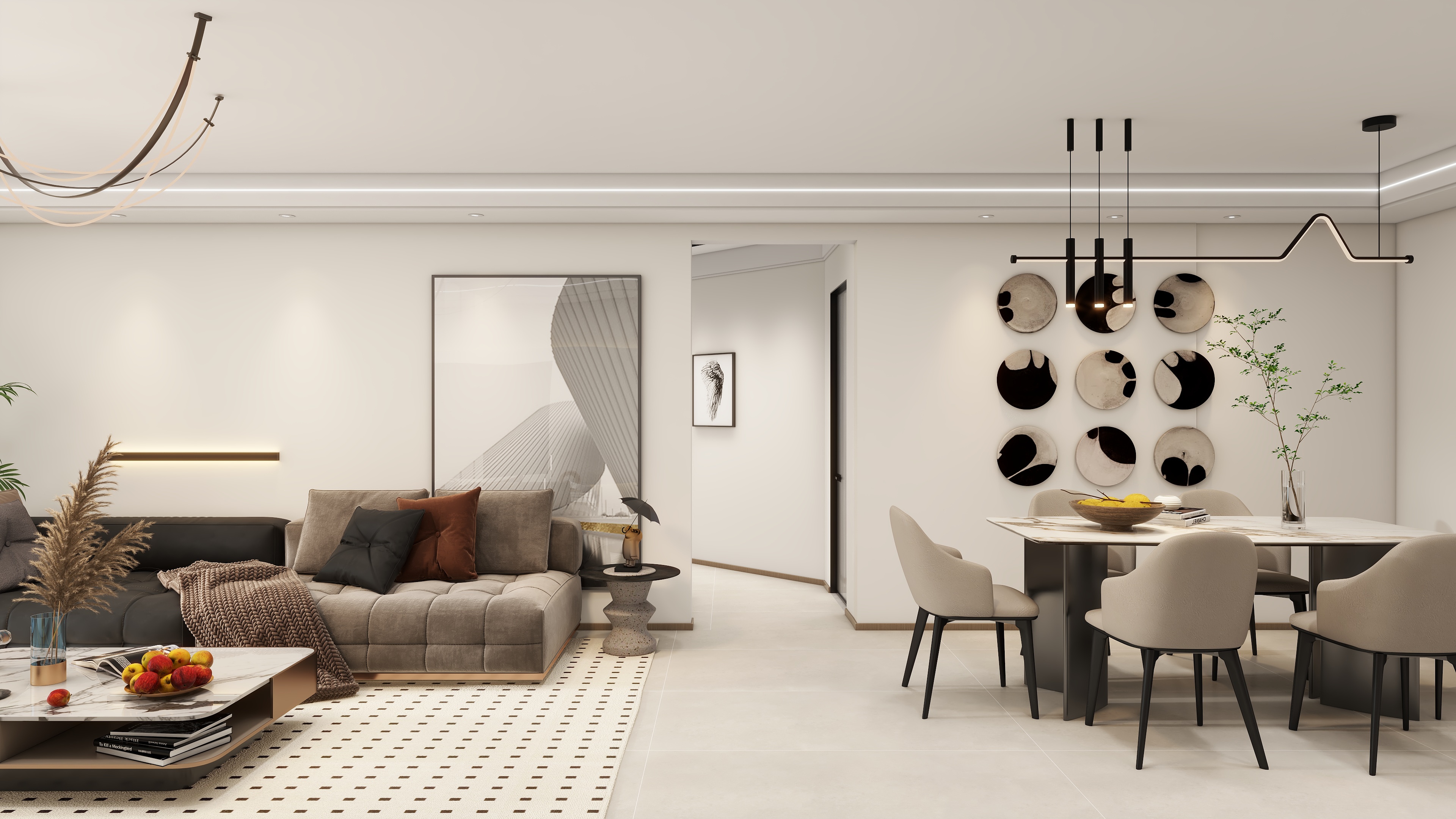 梵懋全景-146㎡3室-装修设计方案