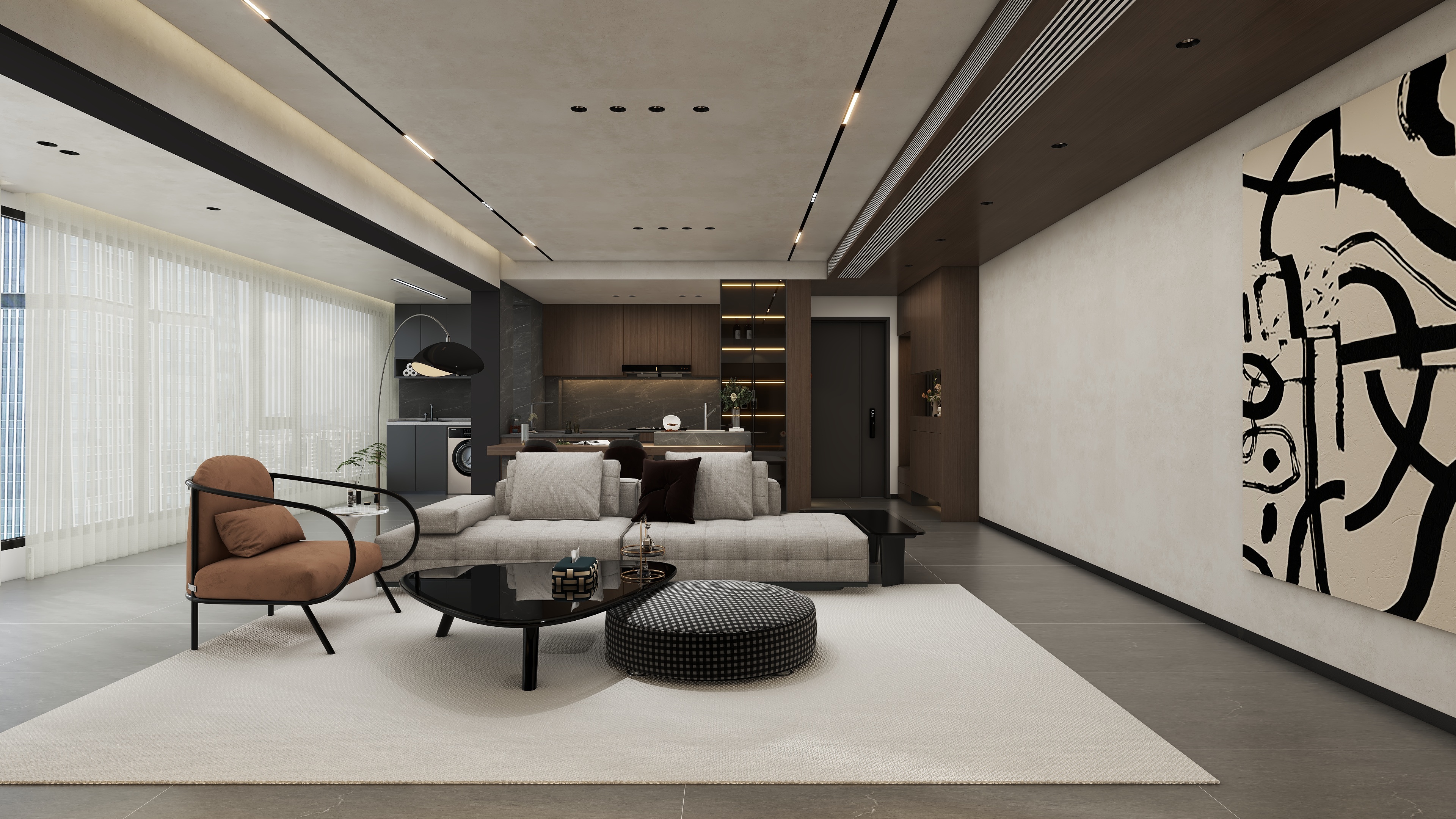 猫猫设计*-意式三室-装修设计方案