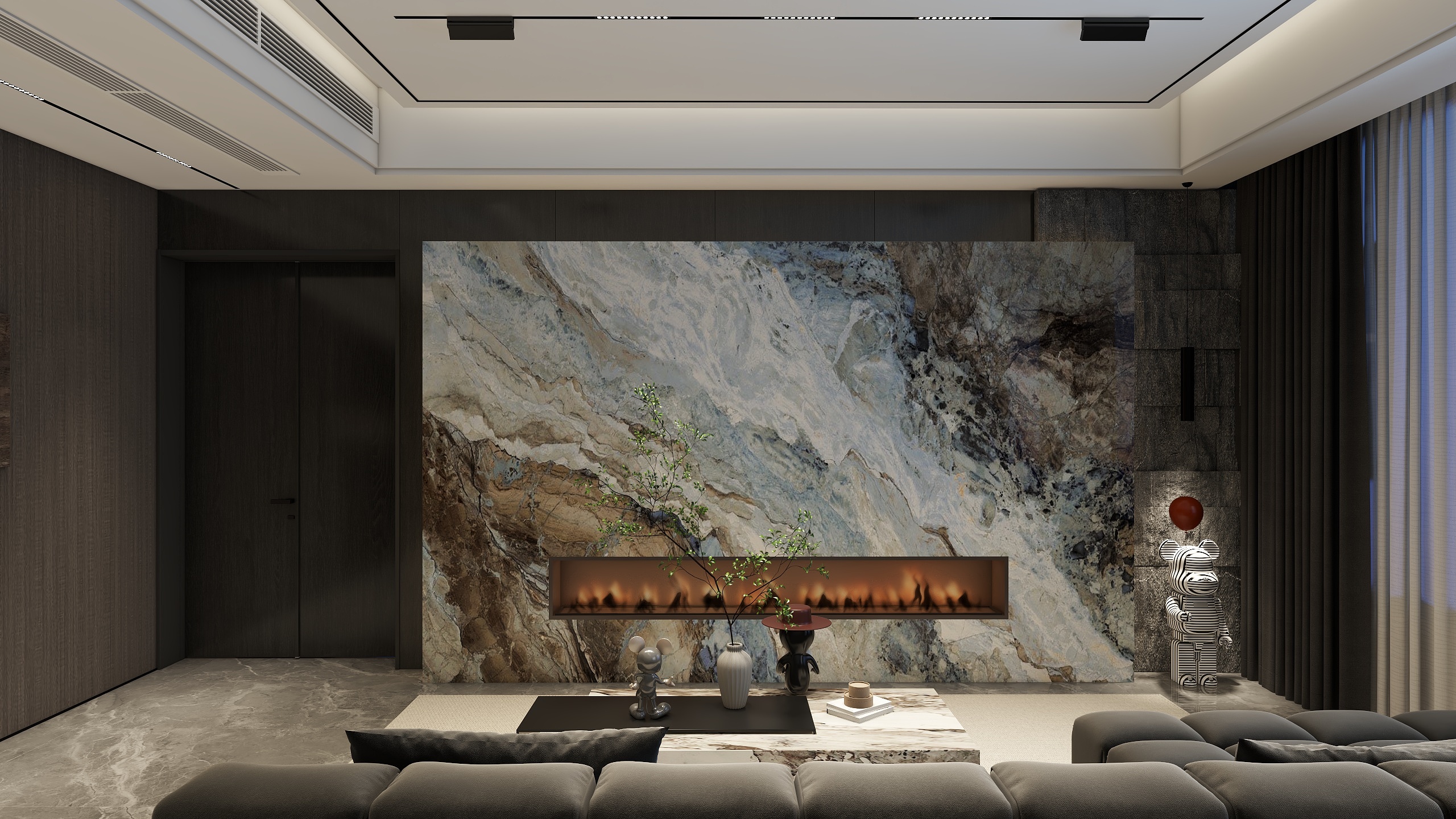 ID一木室内设计-124㎡3室-装修设计方案