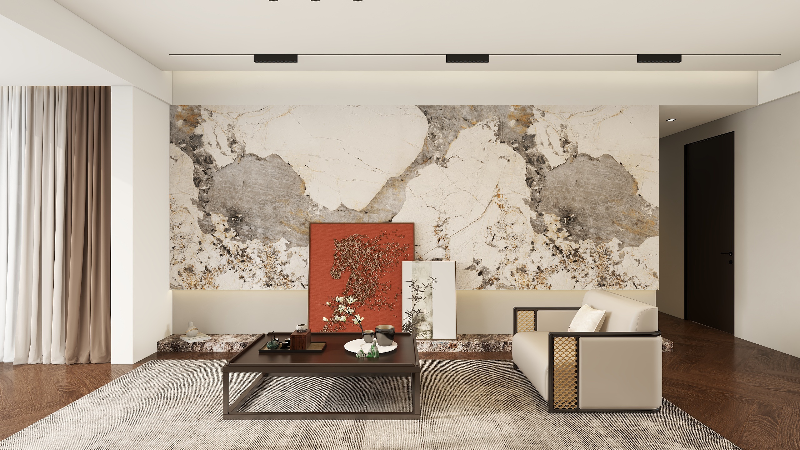 眼似星辰啊-兴唐府新中式-装修设计方案