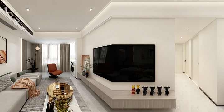 大白设计室-四海名邸18-201-装修设计方案