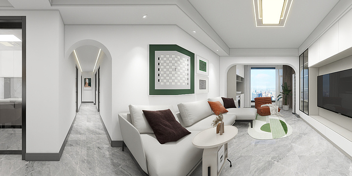 室内设计田甜-学府壹号-装修设计方案