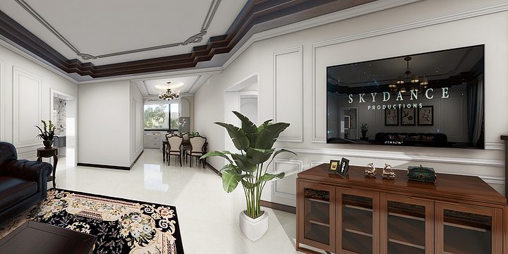 全案设计-霍-沁源县委大院美式-装修设计方案