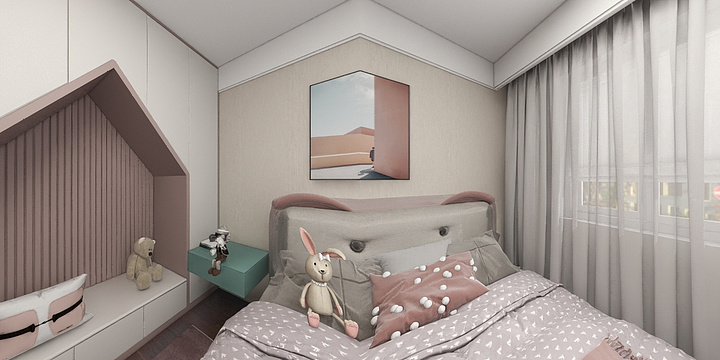 梅君FViK-模板副本-【人间烟火】125㎡原木奶油风-装修设计方案