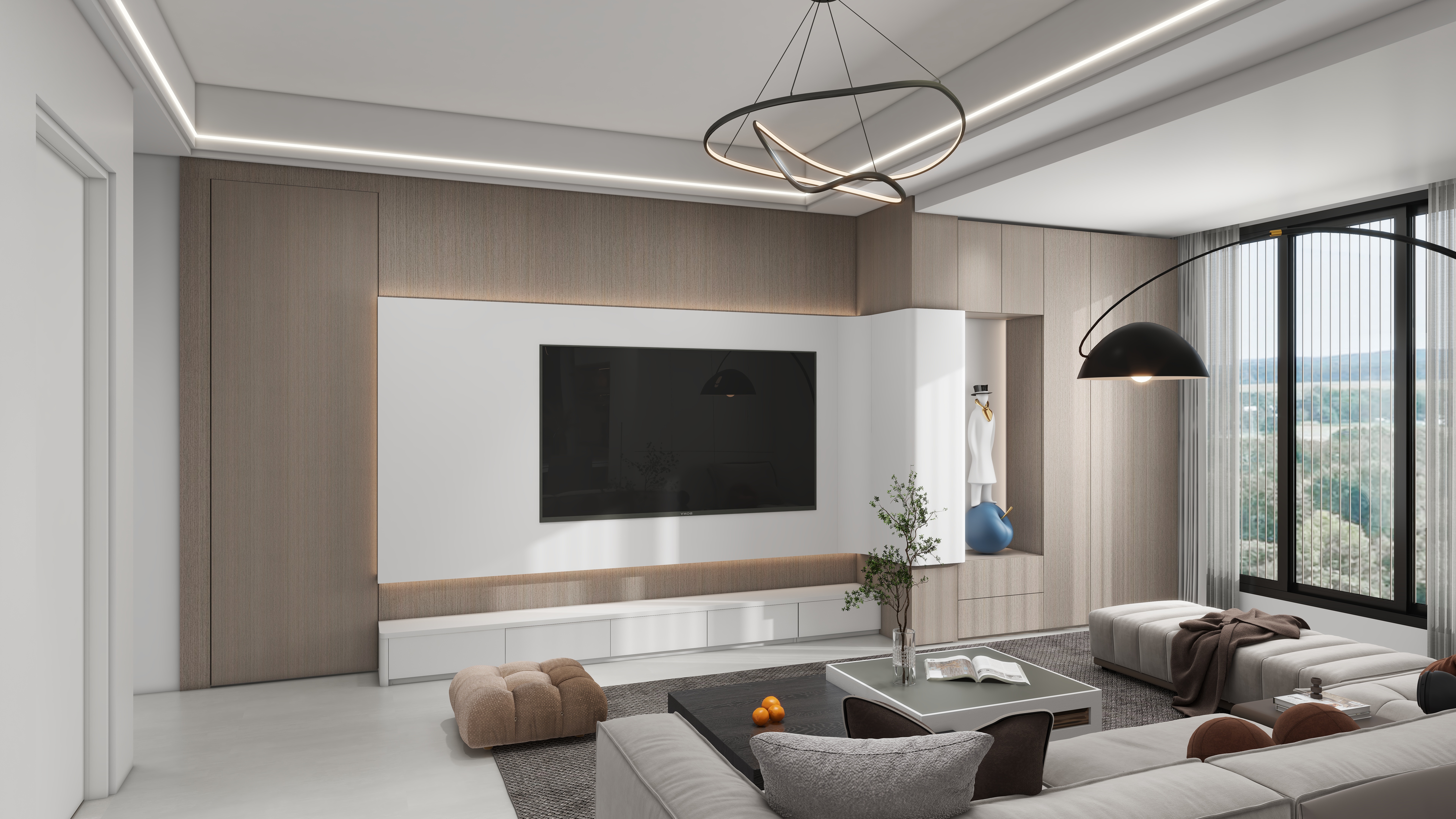 番禺五洲CQPu-锦绣银湾117㎡4室---吴夏-装修设计方案