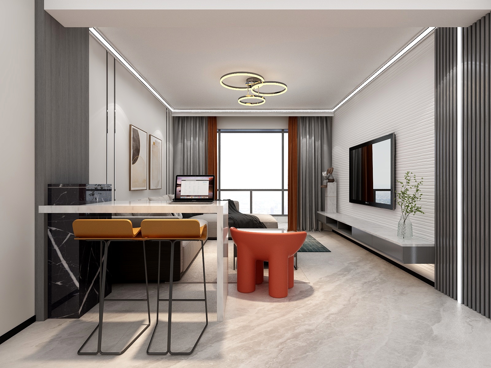 湛智华-现代轻奢121平3房-装修设计方案