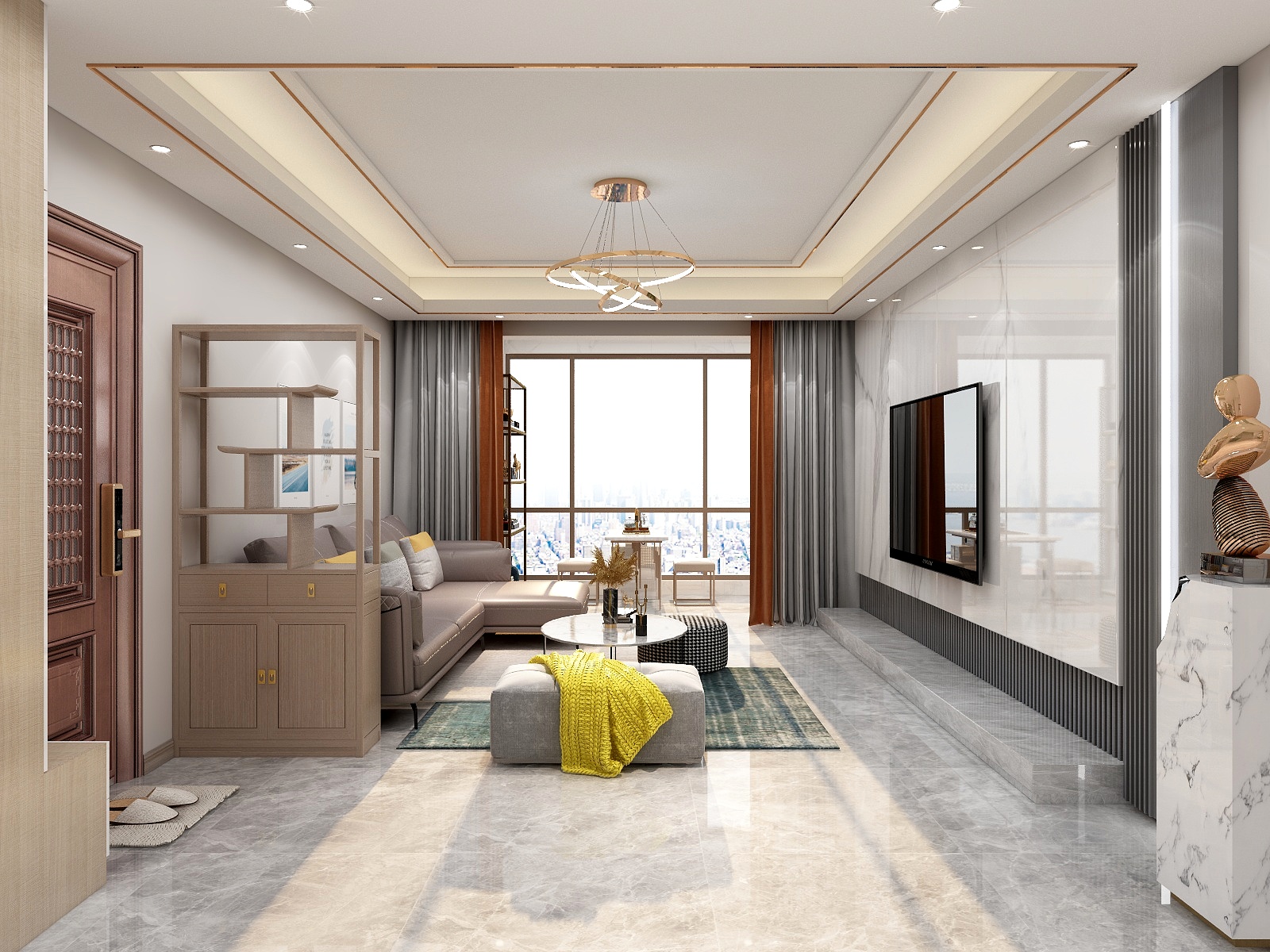 湛智华-现代轻奢167平4房 海雅-装修设计方案