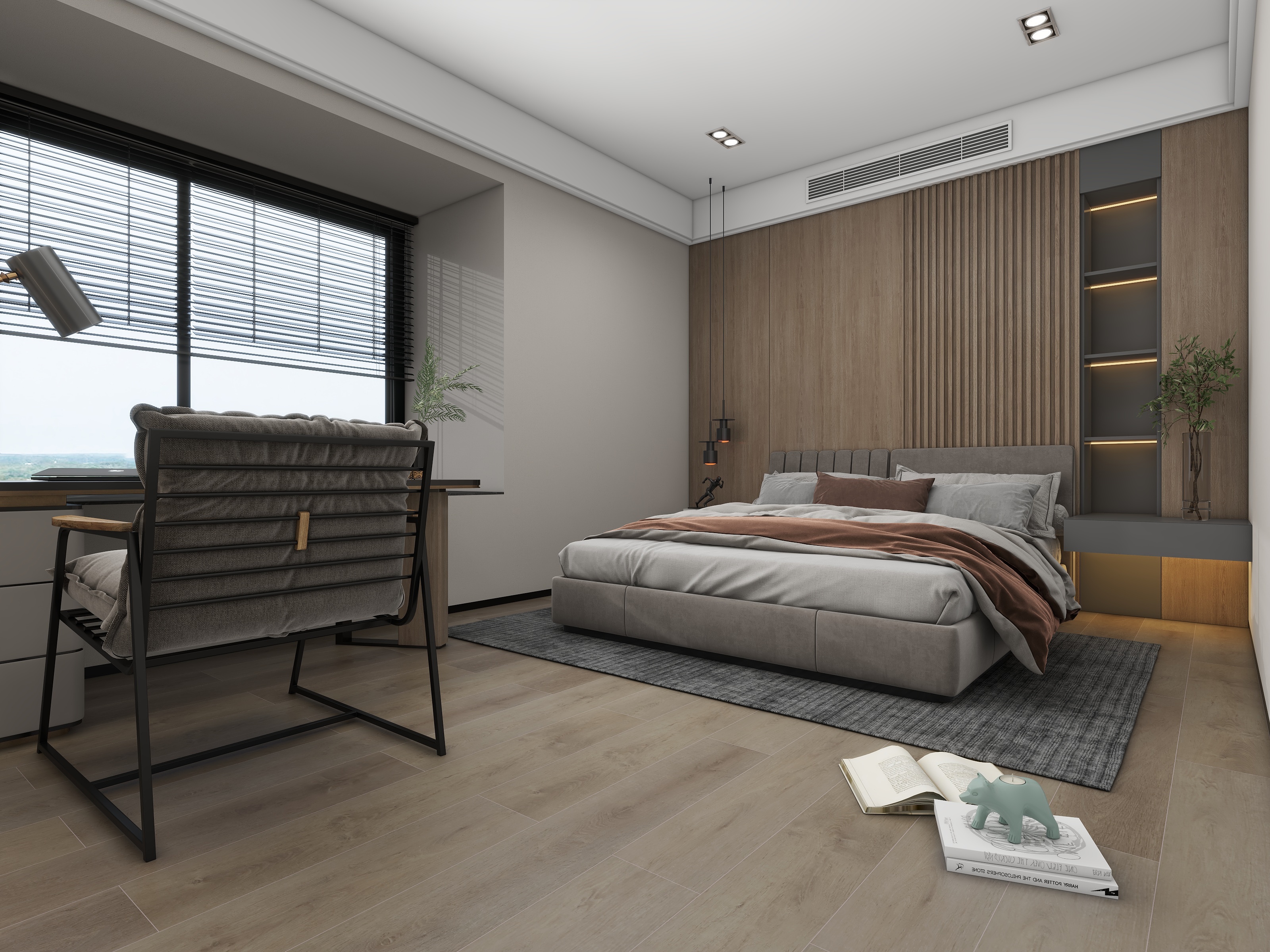 木子小先生-广东佛山混搭风格大平层装修效果图