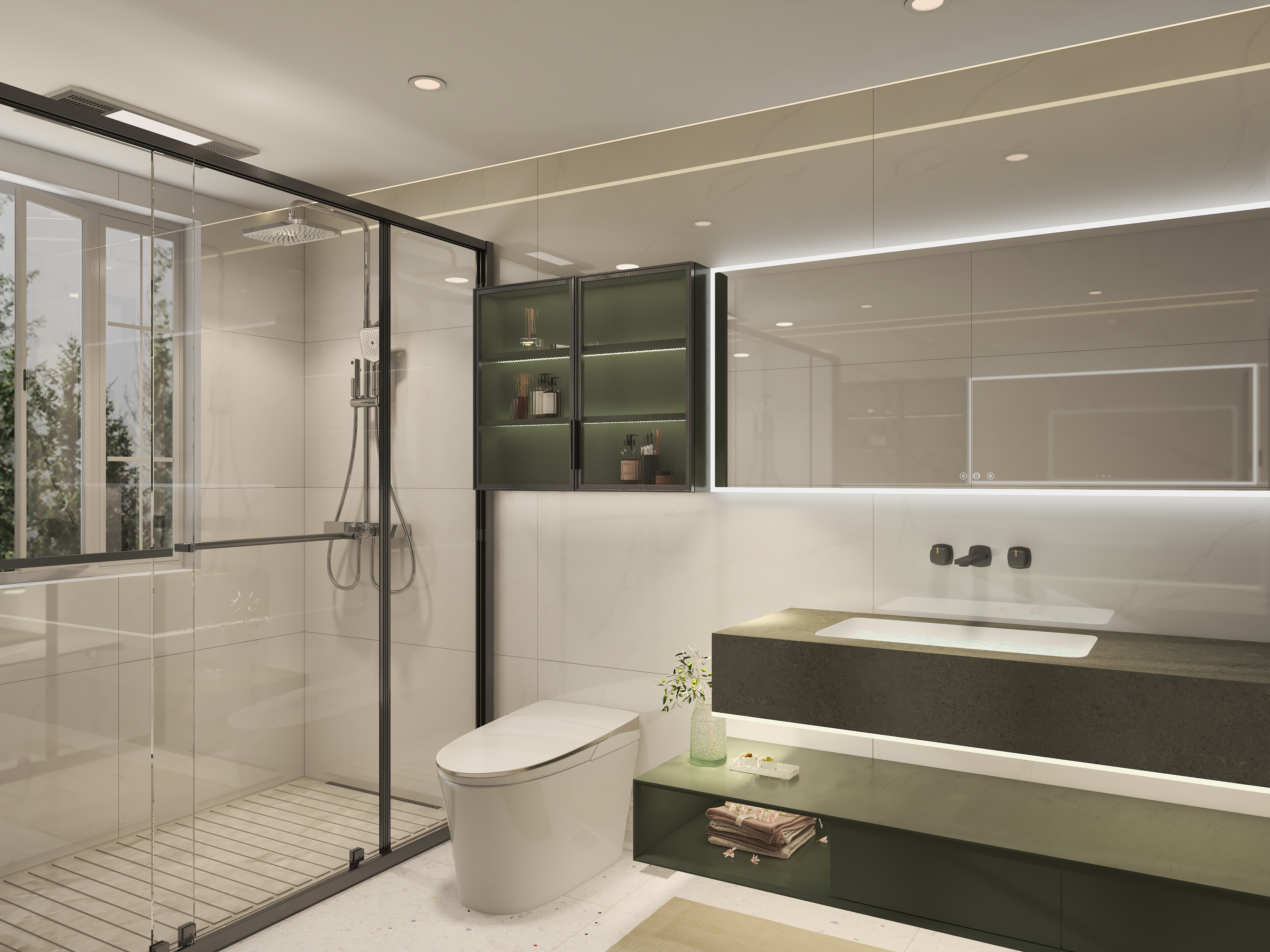 北京02UKNL-现代卫浴空间-装修设计方案