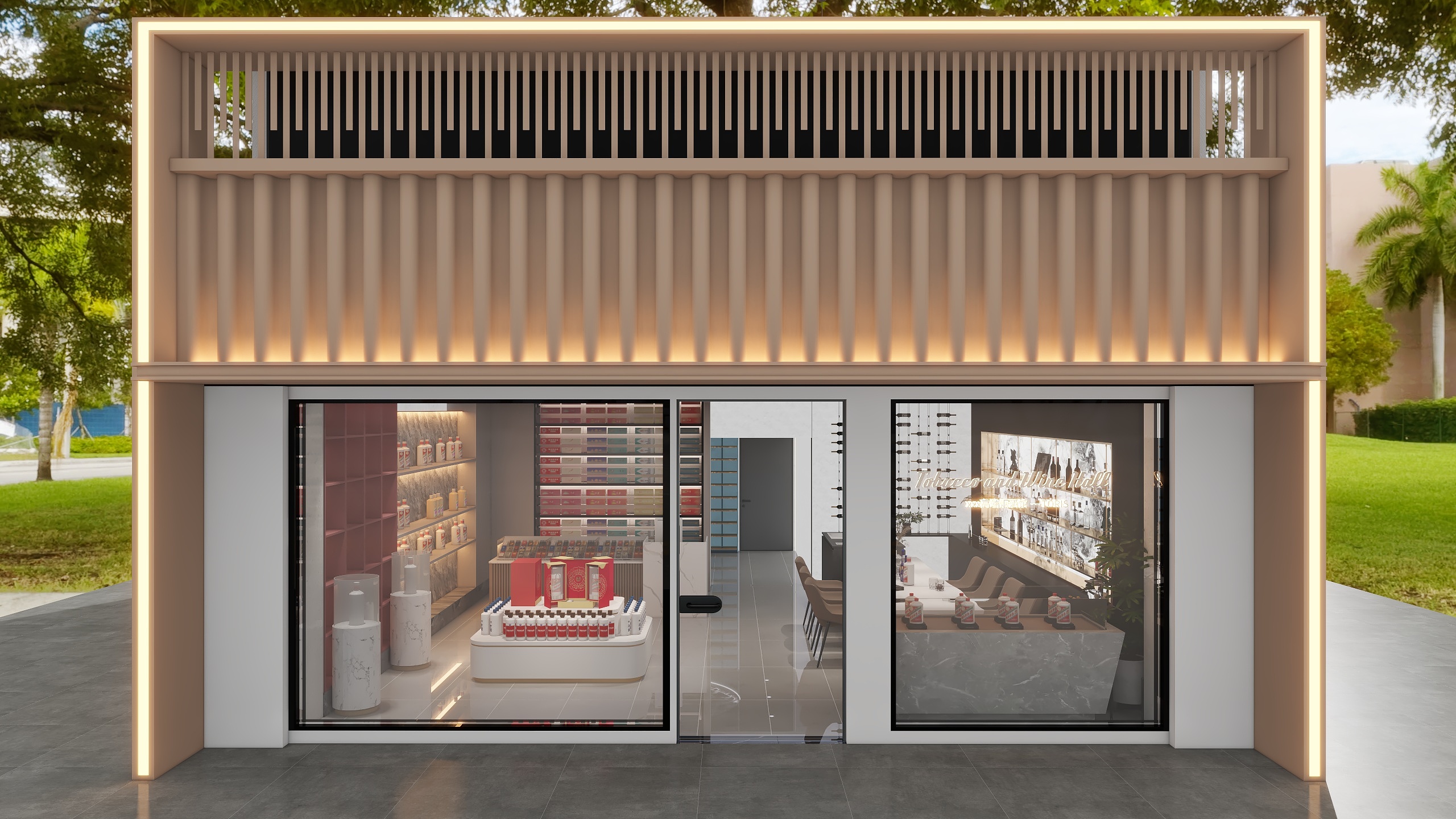 贝伊诺田鑫-高端烟酒商行-副本-装修设计方案