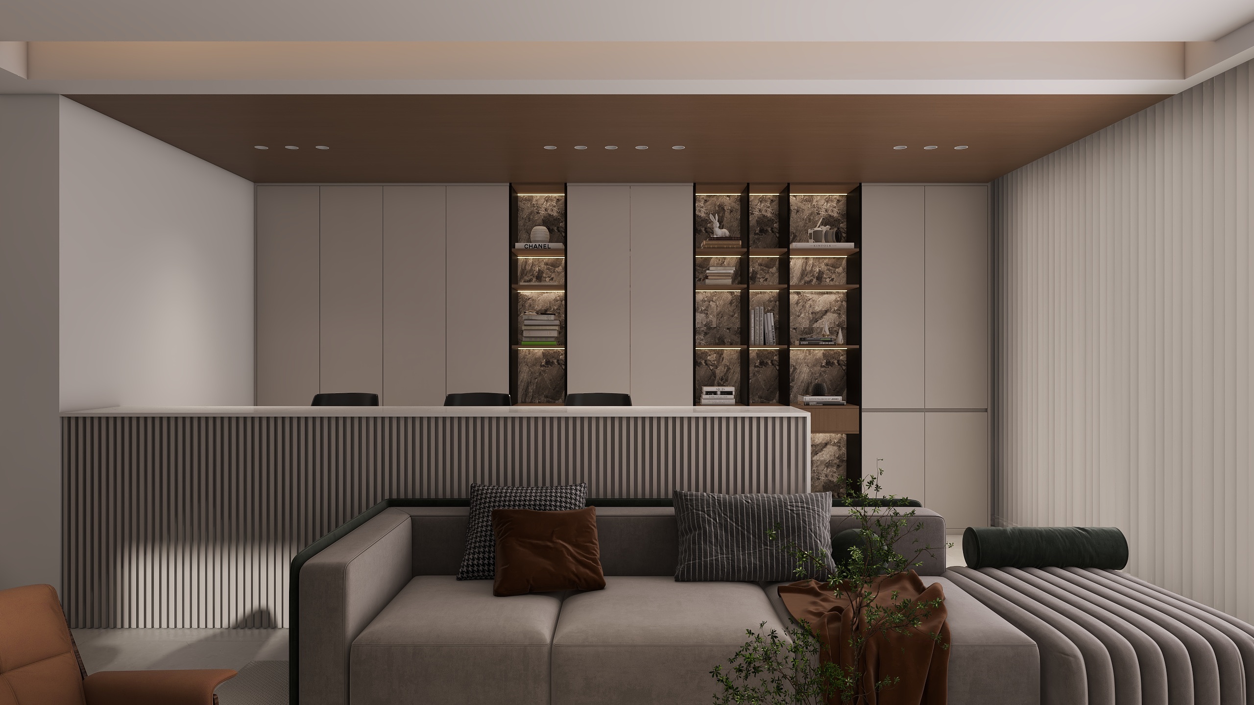 奇美全屋定制王强-政协小区178㎡3室-装修设计方案