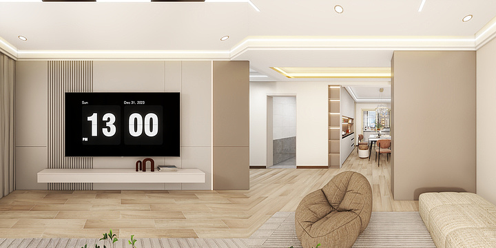 設計師_阿祖-学府家苑--140平米-装修设计方案