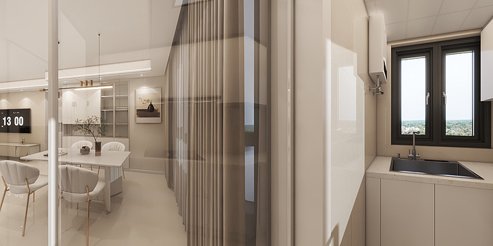 顶秀装饰大勇-繁阳生活广场112平米-装修设计方案