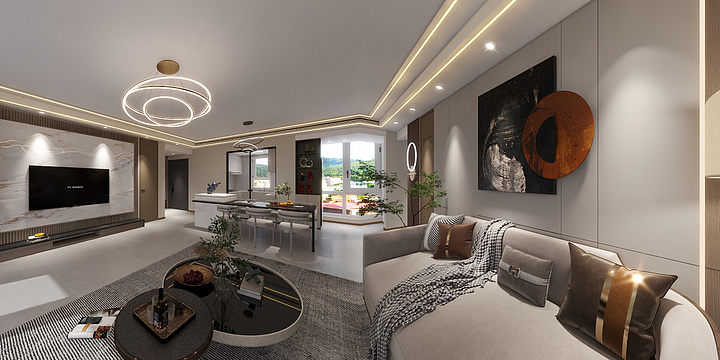 青桔装饰林设计-北辰外滩 雅居2-装修设计方案