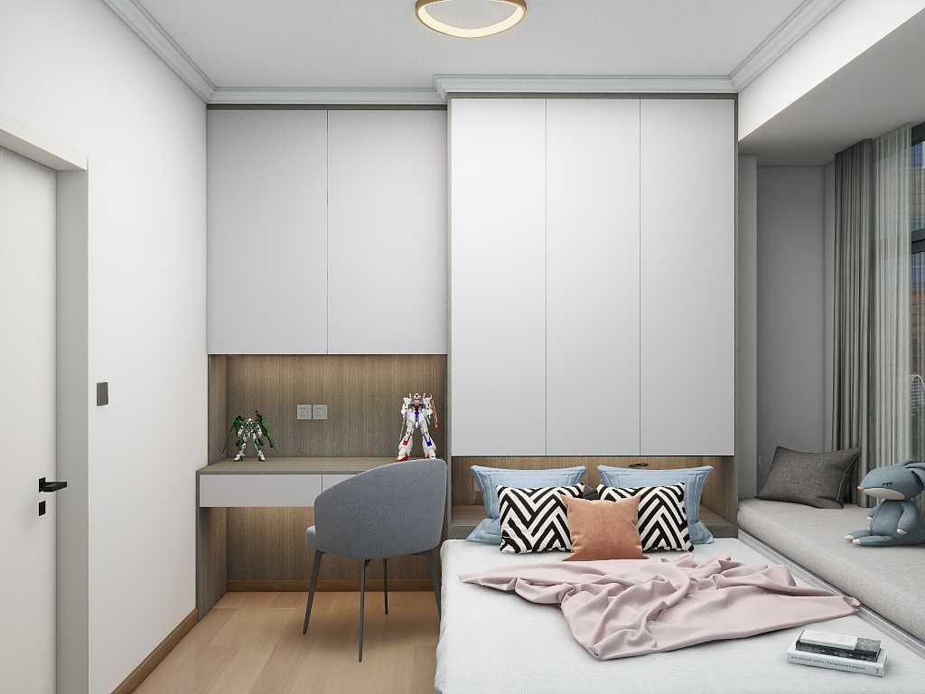 德宏理想空间装饰魁师-天沐华府 雷洋 开放式厨房-装修设计方案