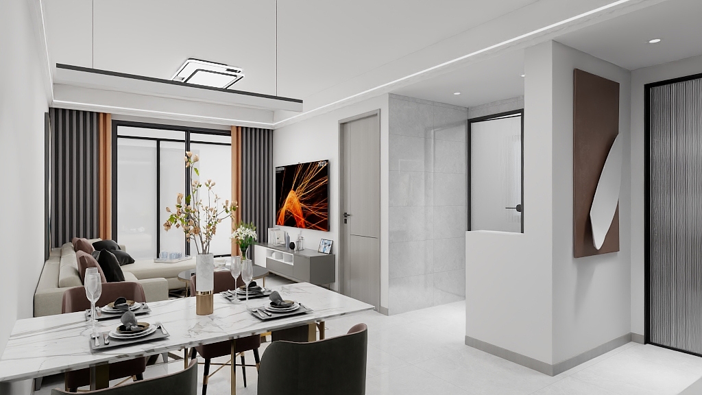 魏陈照-未来城4-2-102现代风-装修设计方案