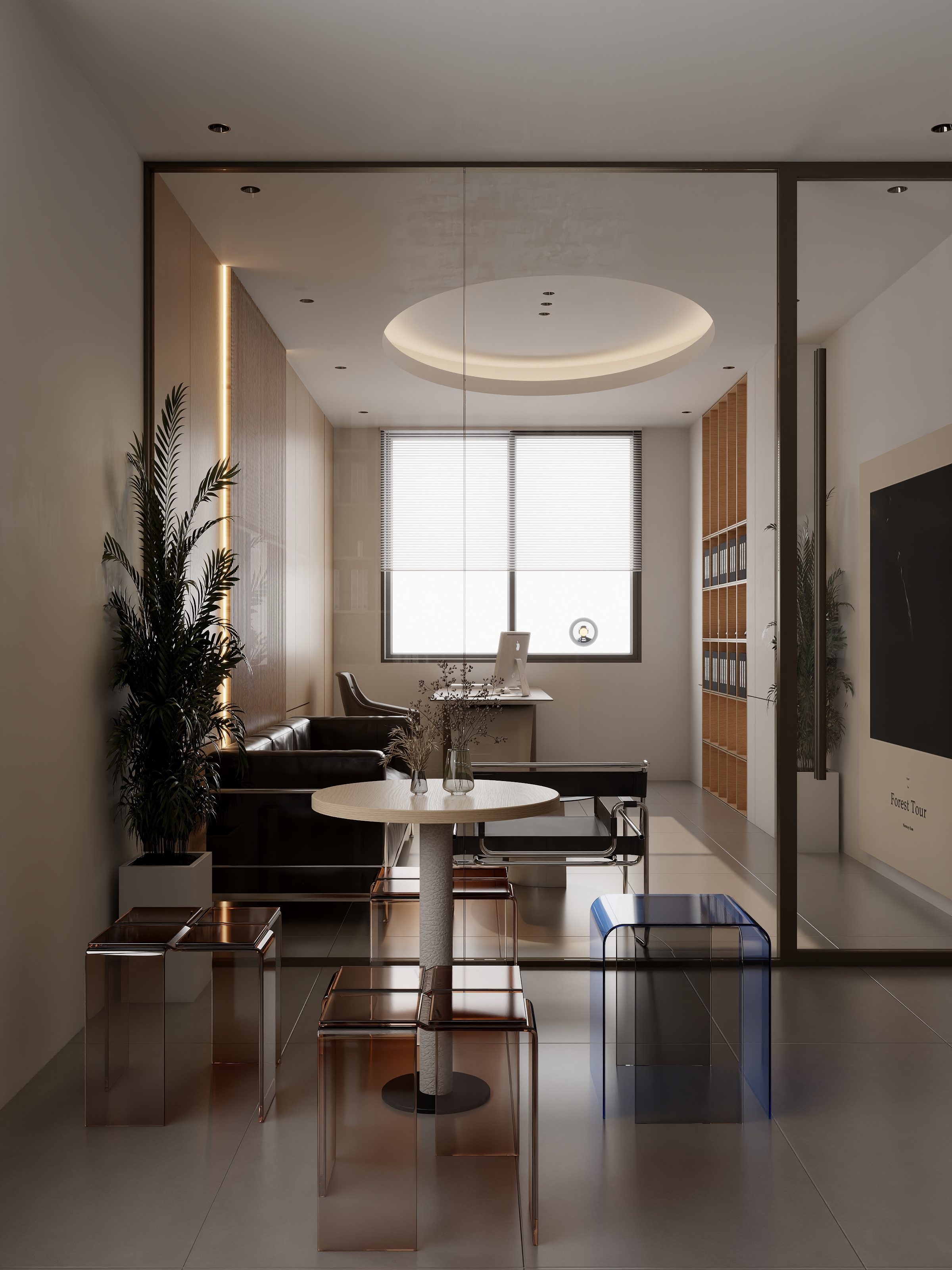 定北北-现代简约36㎡-装修设计方案