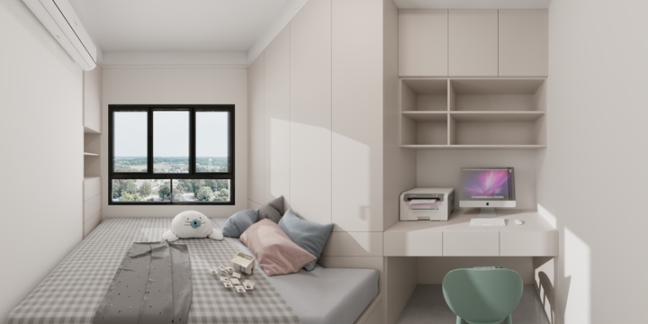 Yukin丶M-环天时代中心88㎡2室-装修设计方案