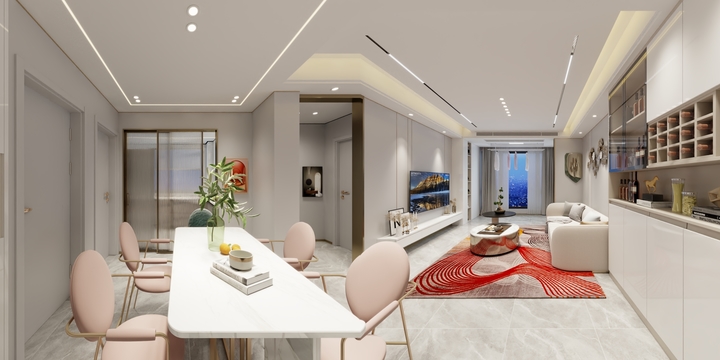 焦点设计NCMY-紫金大院1-2-1605-现代轻奢-装修设计方案