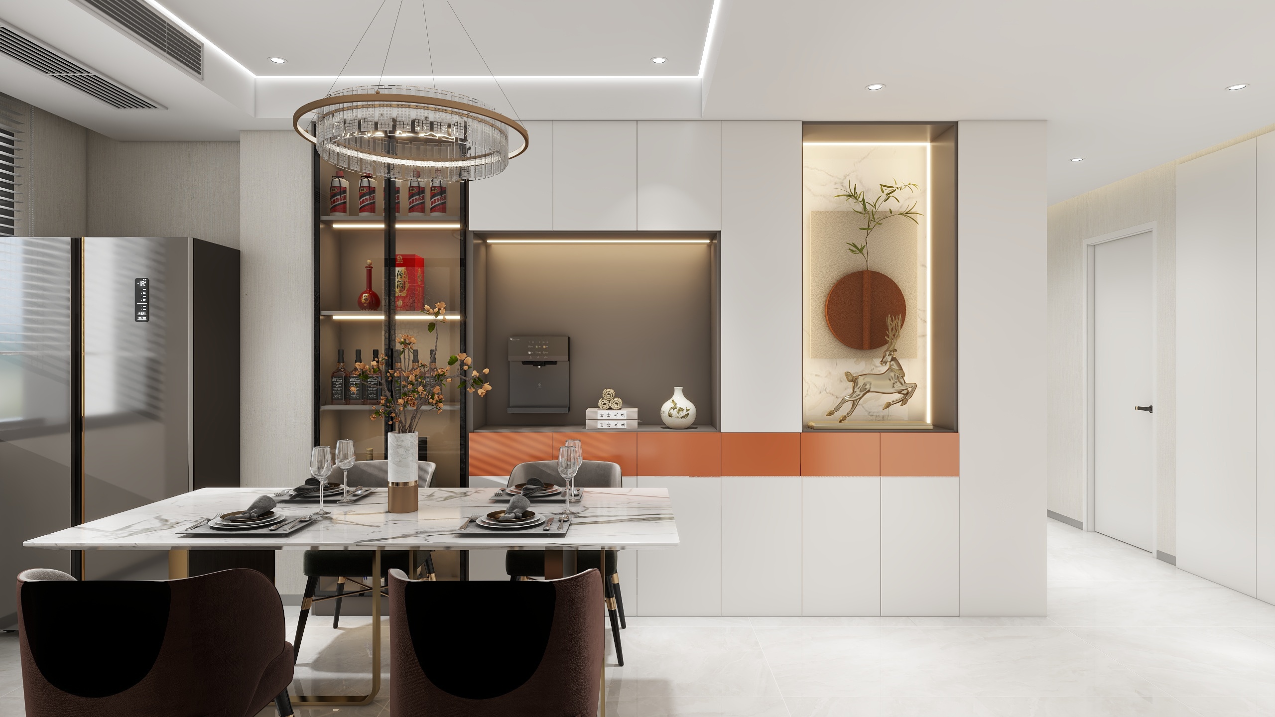 陶工1-132㎡3室-装修设计方案