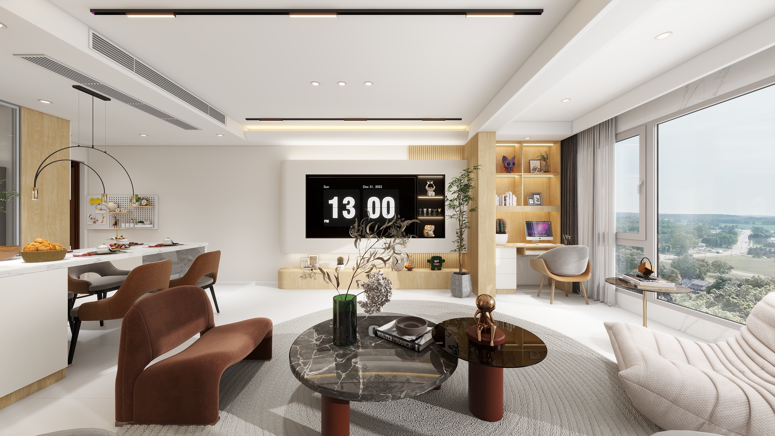 陶工1-92㎡2室-装修设计方案