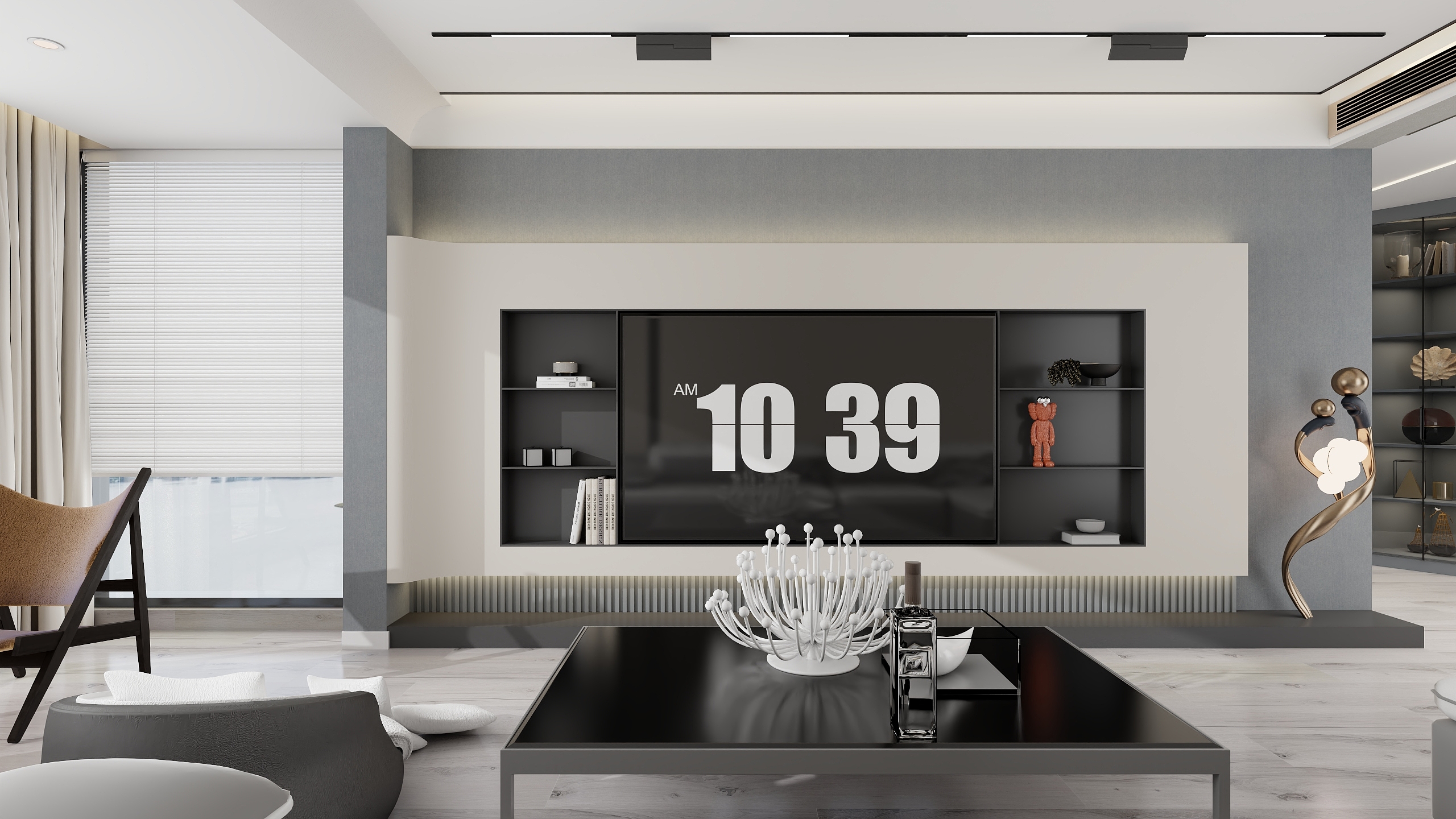 华山李师傅-华阴市山水观园小区110㎡3室装修效果图