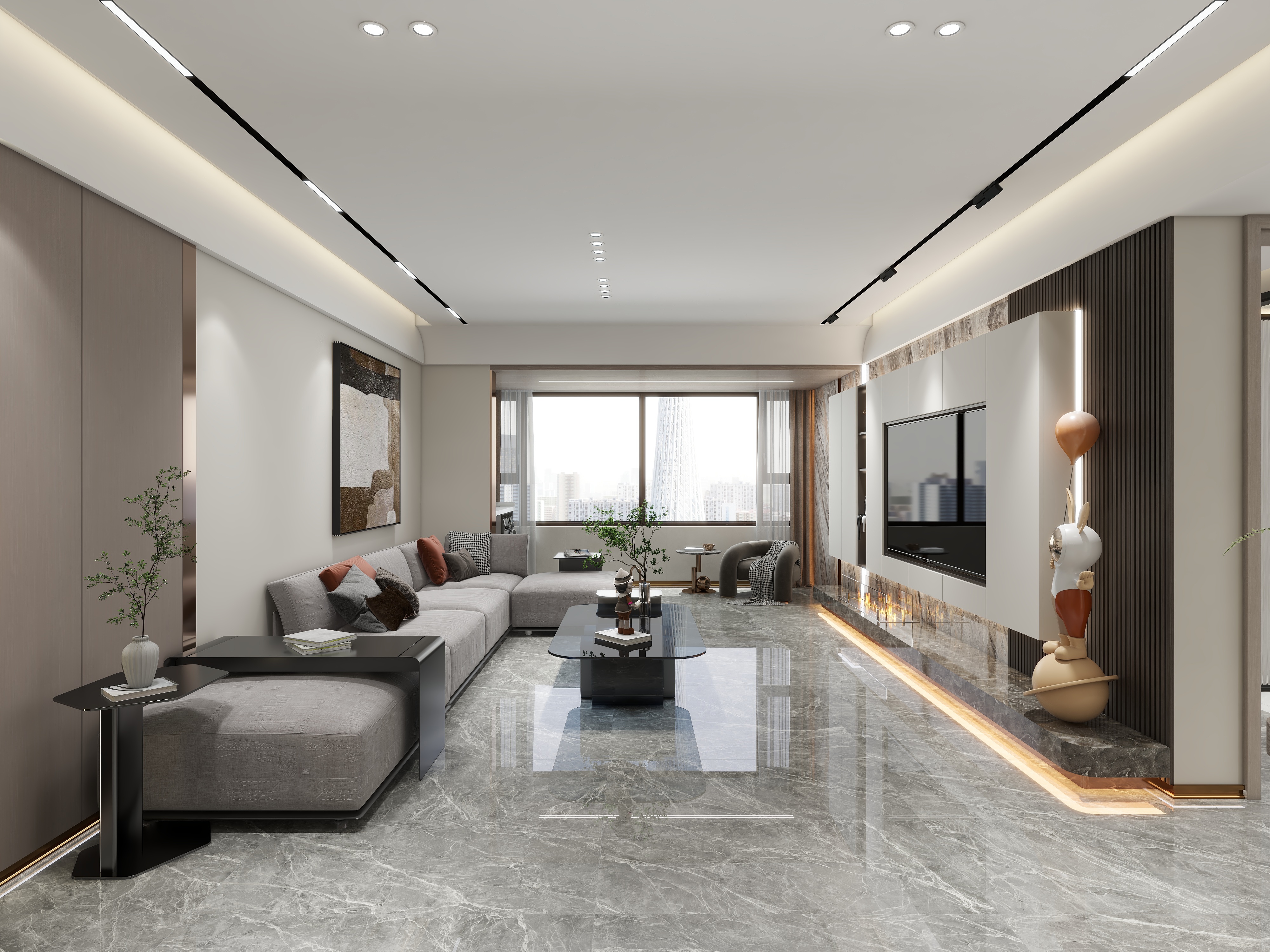 湛智华-现代轻奢119平3房-装修设计方案