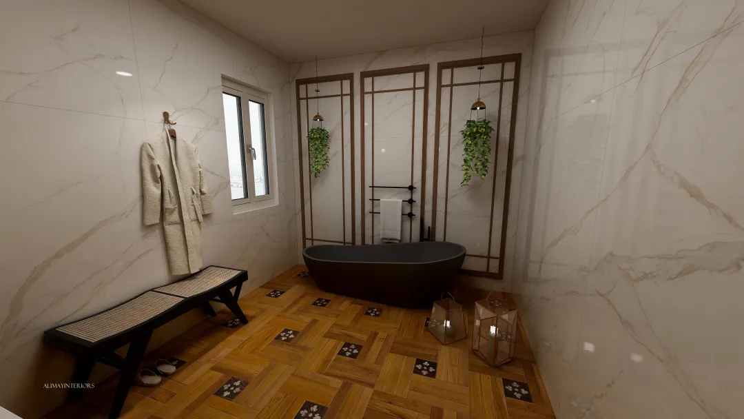 AliMay Interiors的装修设计方案:Simply elegant bathroom/spa