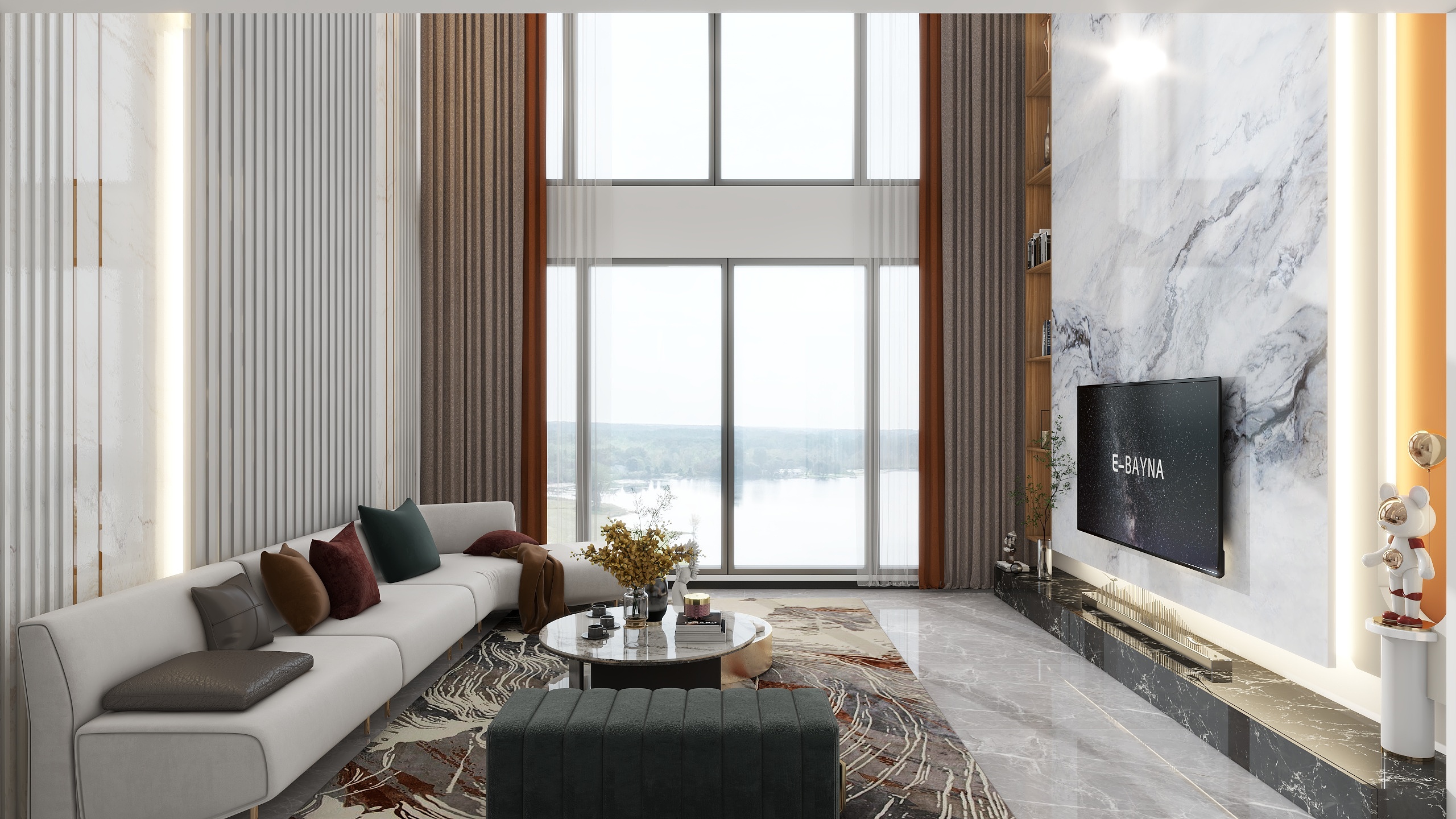 张朋-万山华府179㎡3室-装修设计方案