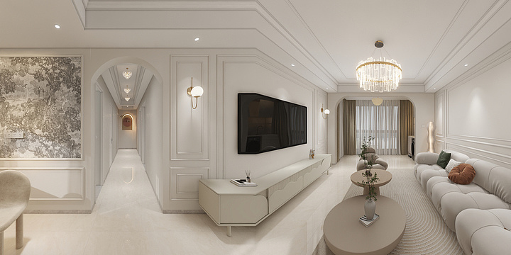 THE0-荷棠里2栋B单元01户型0102-装修设计方案