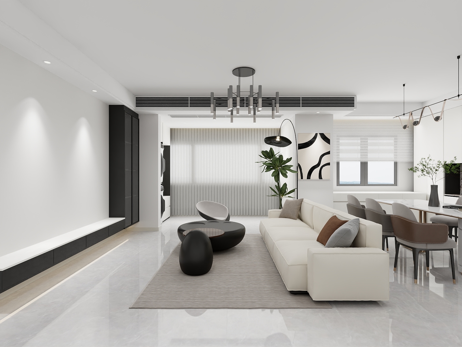 观山设计Amy-现代风126㎡-装修设计方案