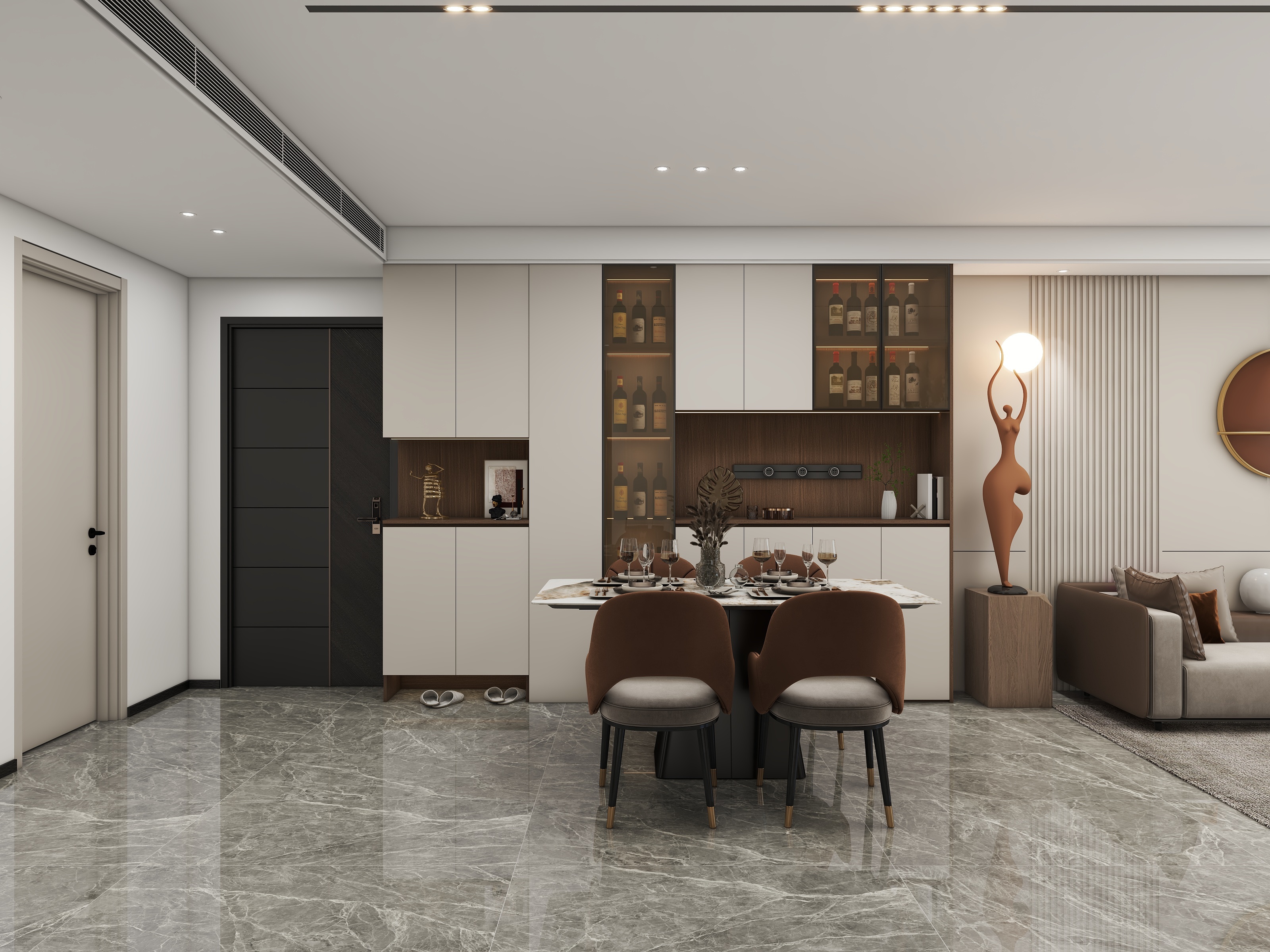 Z张艳艳-碧桂园西湖·湖悦115㎡ 西户5-1-1004-装修设计方案