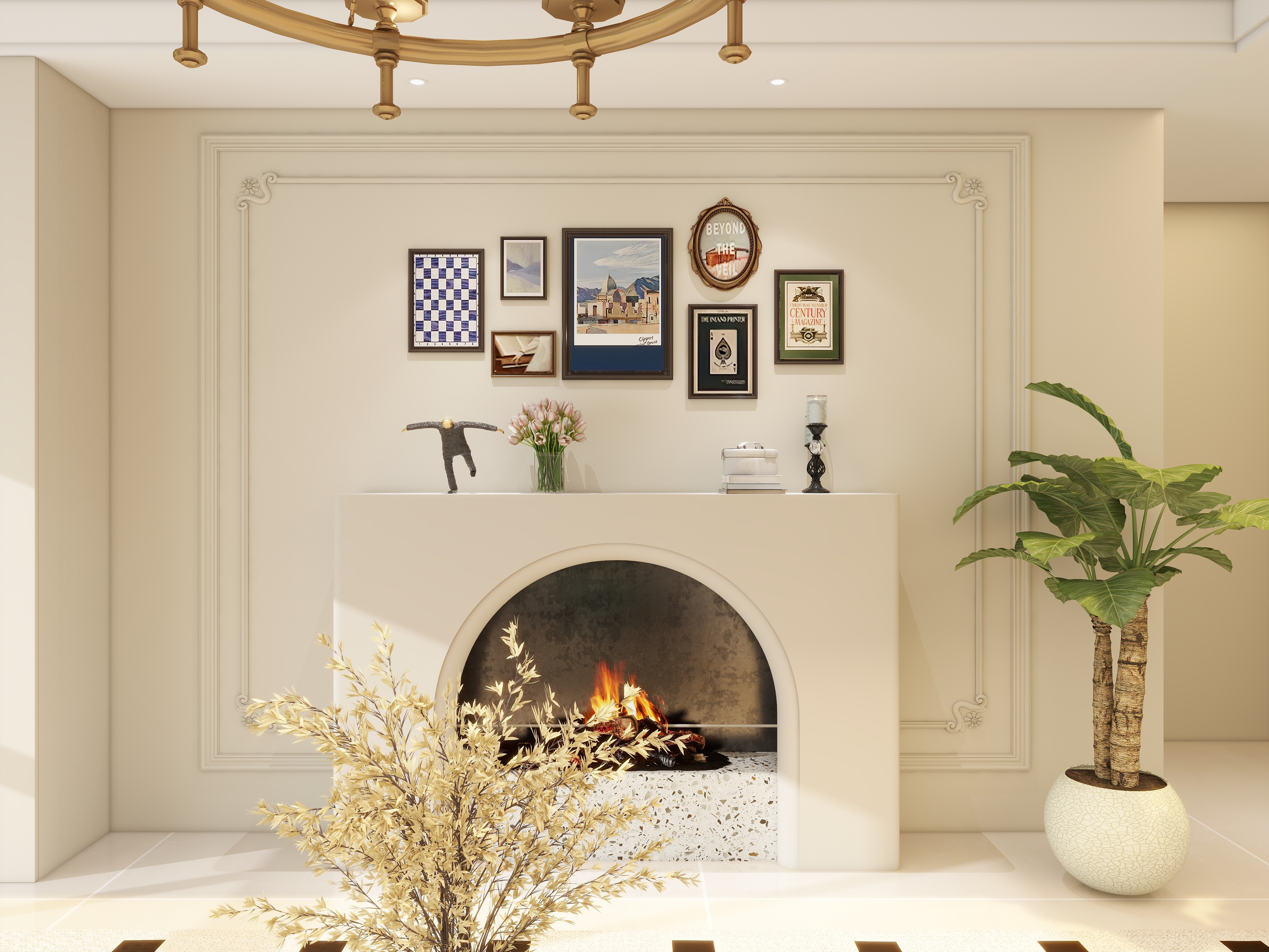 沫莎-125㎡3室-装修设计方案