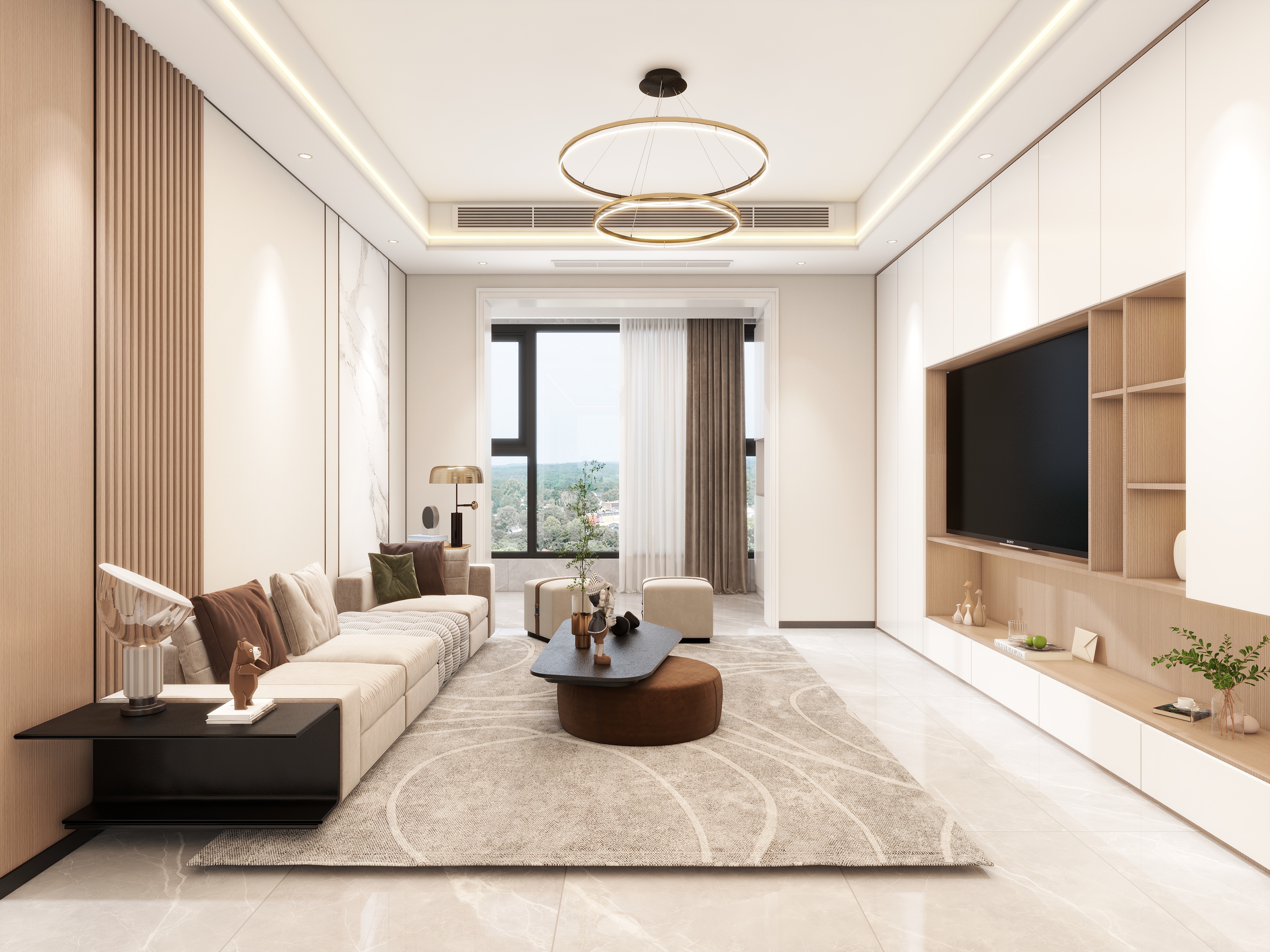 设计丨张超杰-花园里三室两厅126.6平-装修设计方案