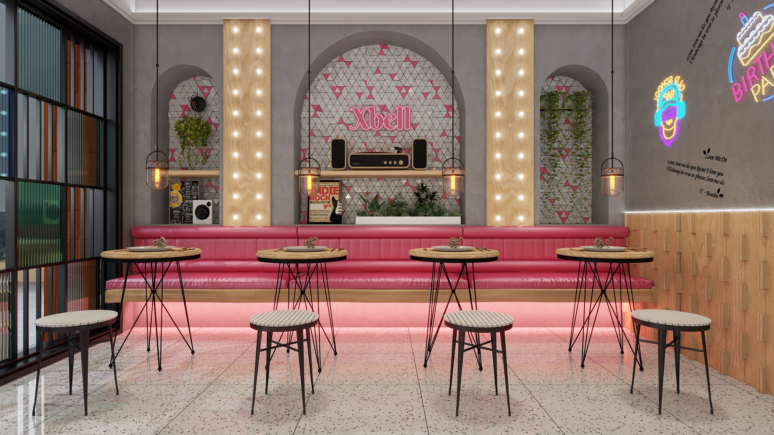 设计师邓杰-象北蛋糕甜品（美式复古）-装修设计方案