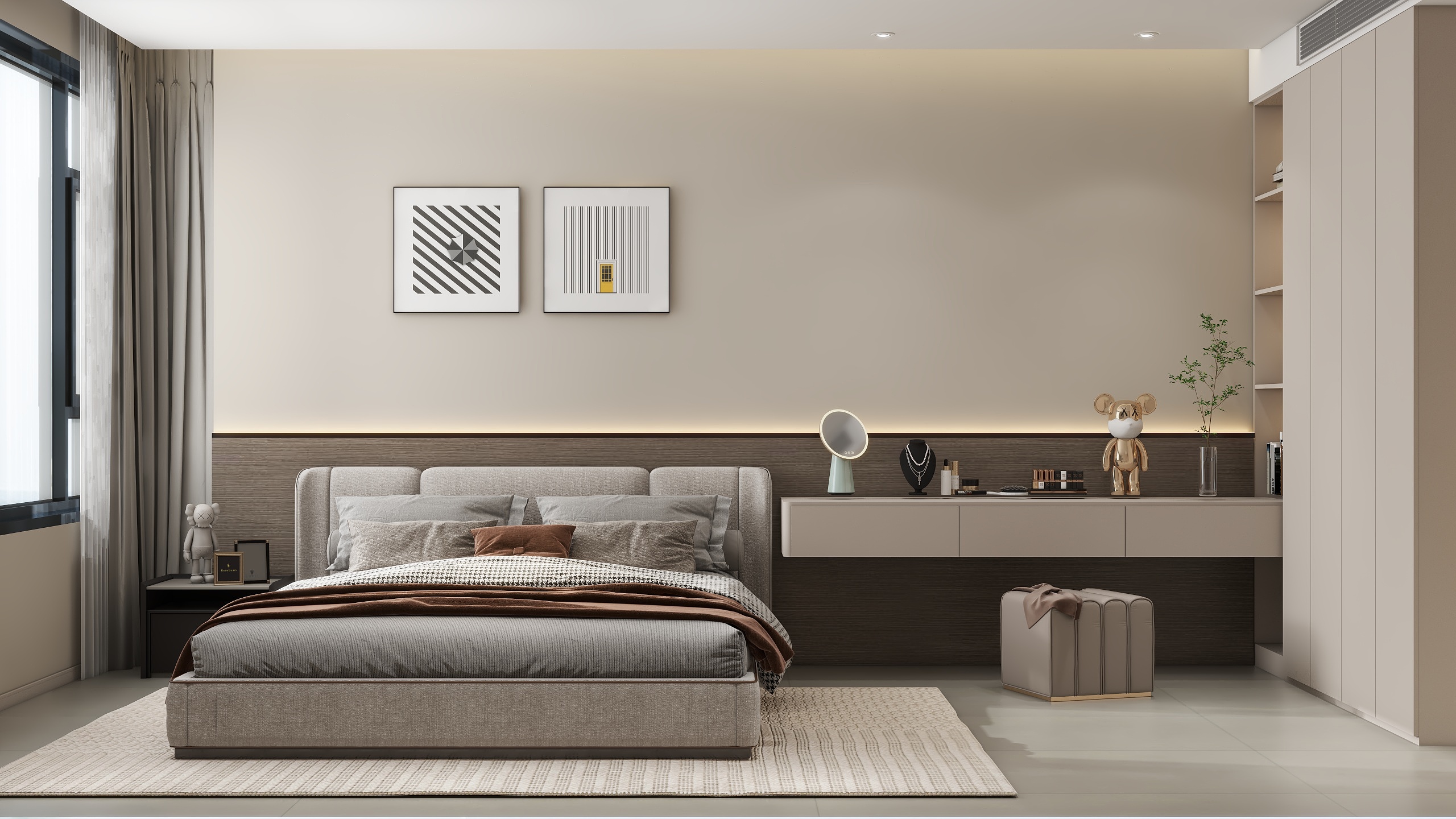 郑小龙ZXuh-现代卧室-装修设计方案