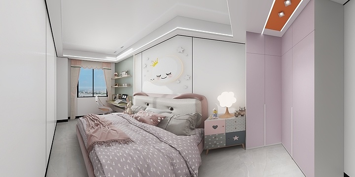 欧斯龙V欧宅高端顶墙-大朗·黄生2-3楼房间-装修设计方案