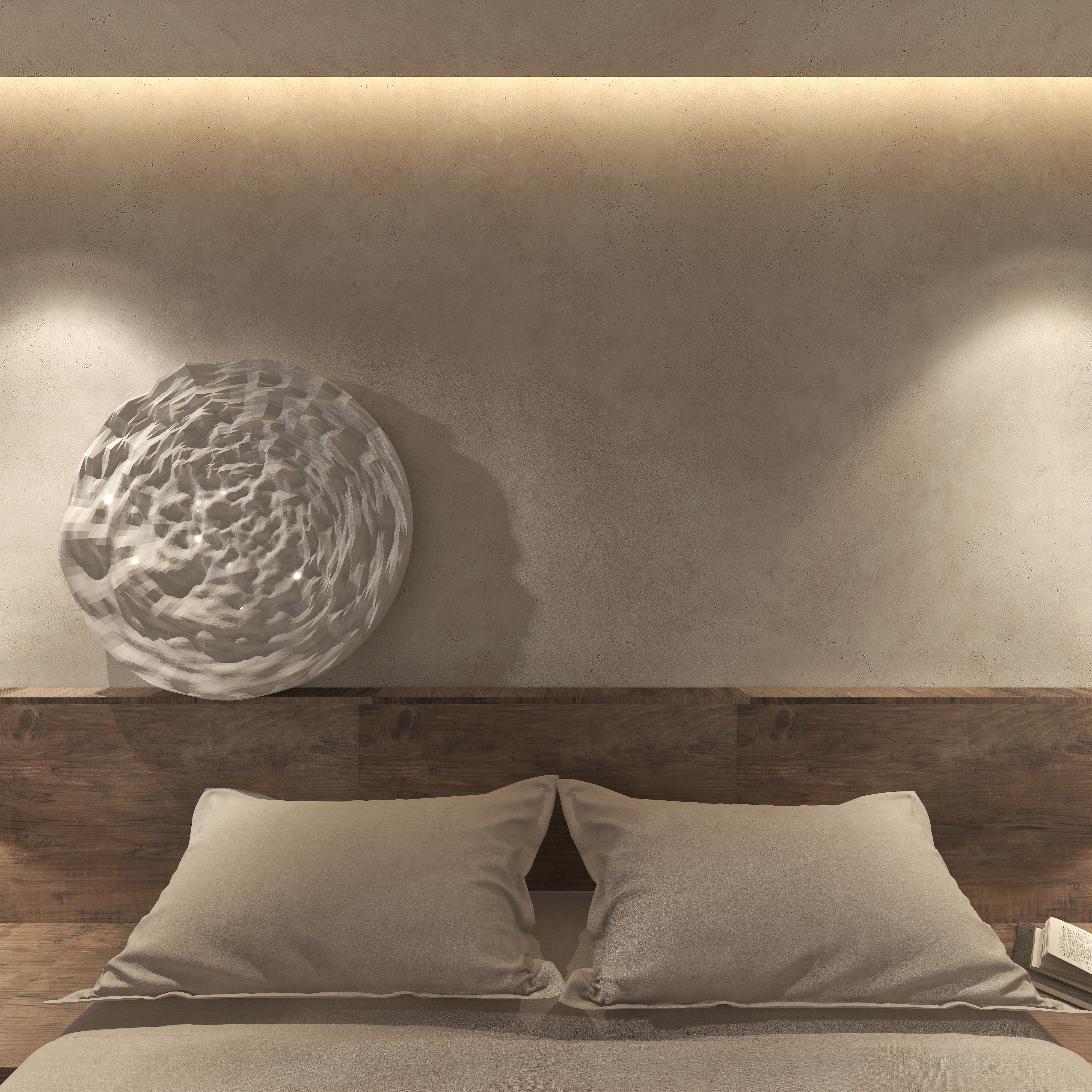 楚瑜设计-诧寂风混搭办公室二层休息室装修效果图第5张