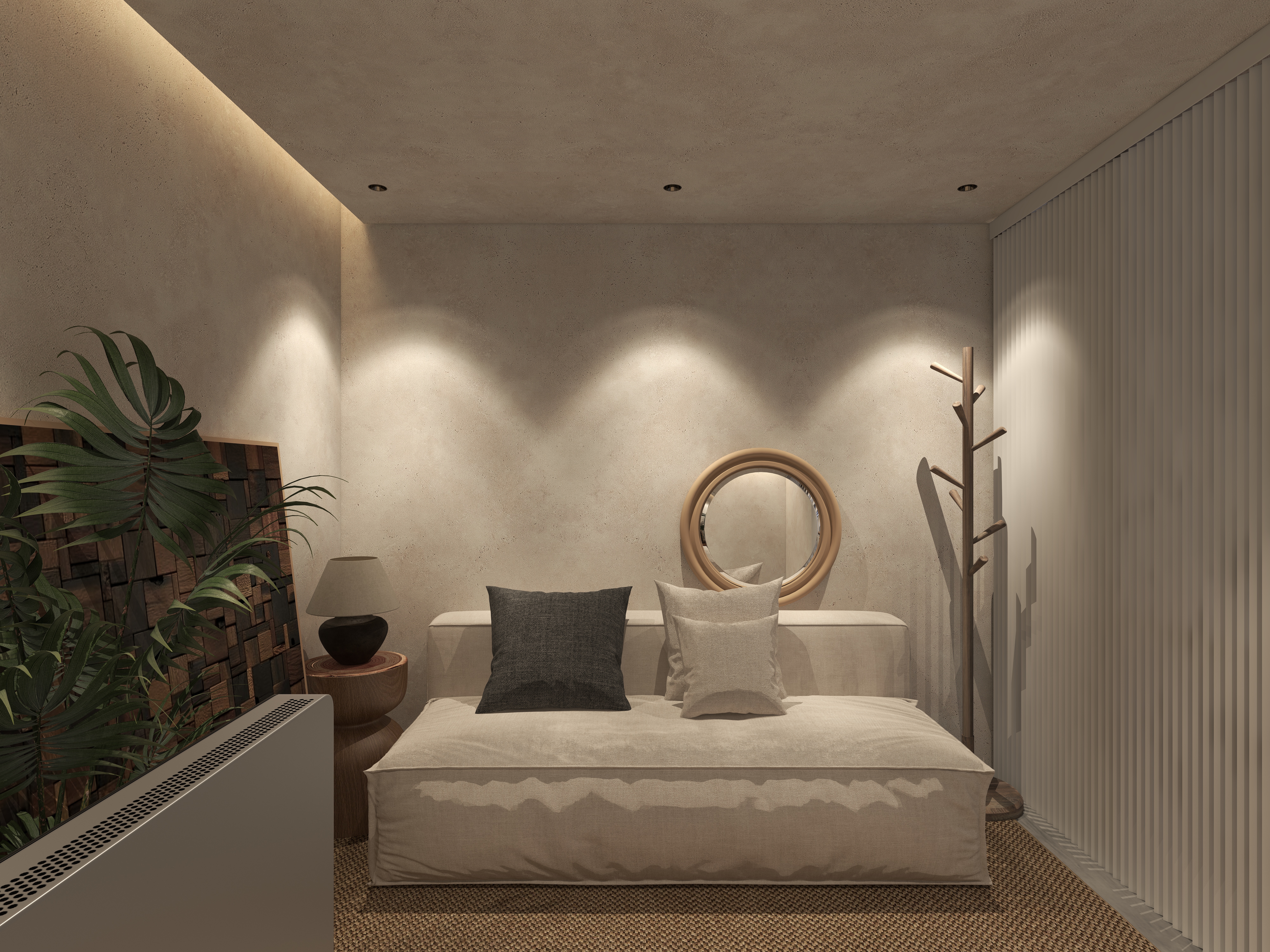 楚瑜设计-诧寂风混搭办公室二层主管办公室装修效果图第3张