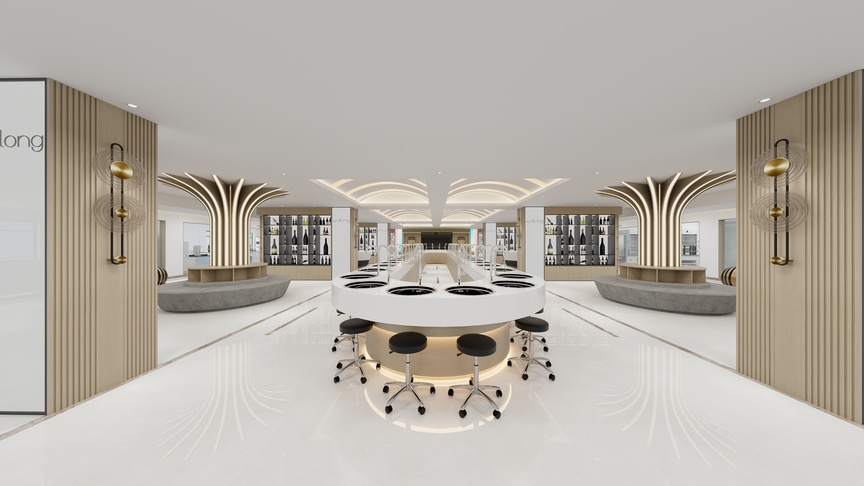设计师HUANGQIHAO-【红酒技术中心展厅】968m²酒窖 酒堡 装修效果图
