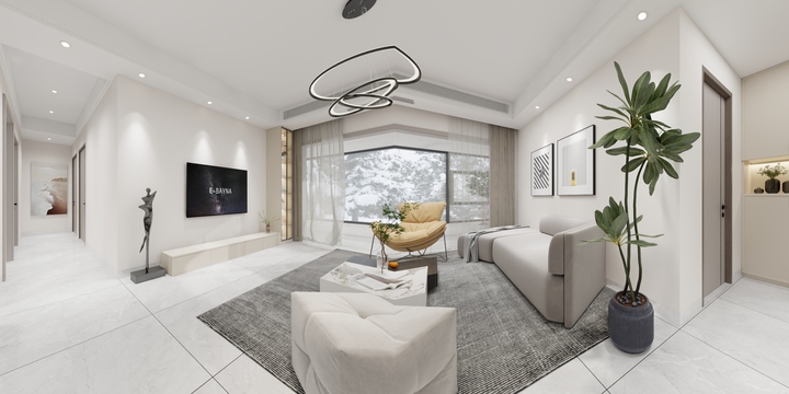 尊享3DMaxs-珺临府横厅133-装修设计方案